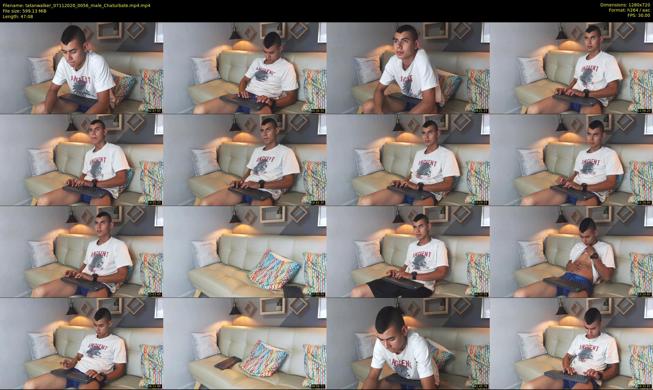tatanwalker — 48 minute Chaturbate male cam show recording, 720p, Nov 7, 2020