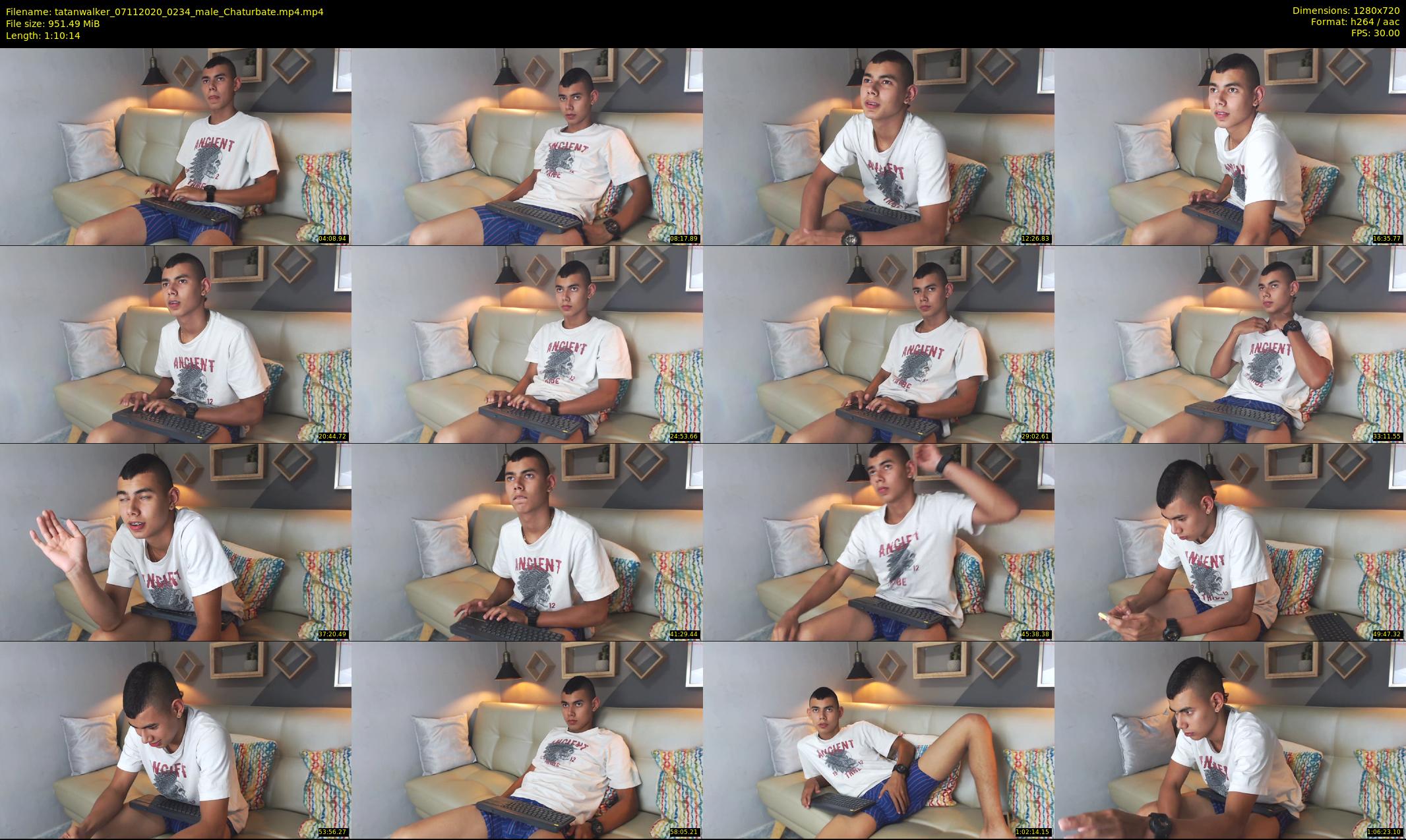 tatanwalker — 71 minute Chaturbate male cam show recording, 720p, Nov 7, 2020
