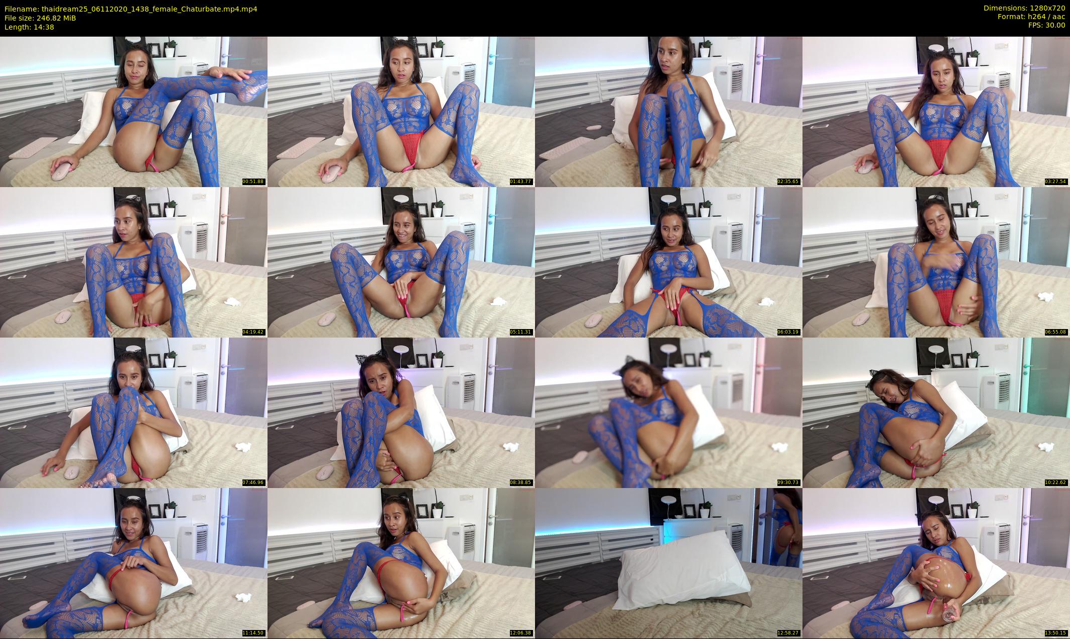 thaidream25 — 15 minute Chaturbate female cam show recording, 720p, Nov 6, 2020