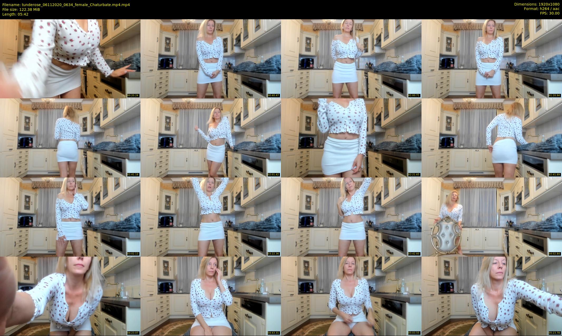 tunderose — 6 minute Chaturbate female cam show recording, 1080p, Nov 6, 2020