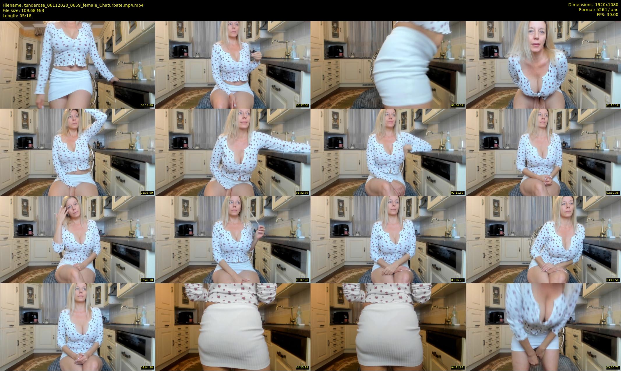 tunderose — 6 minute Chaturbate female cam show recording, 1080p, Nov 6, 2020