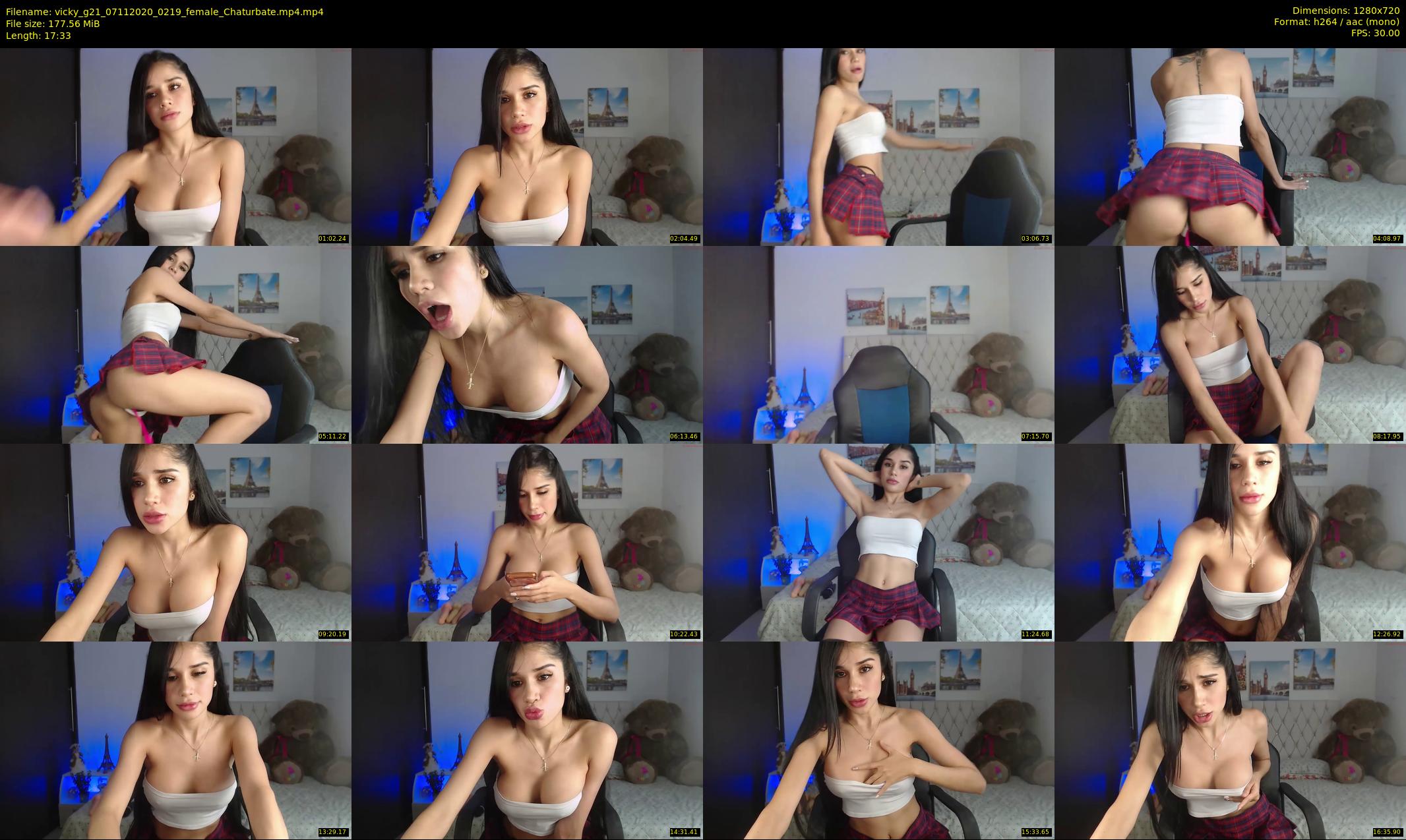 vicky_g21 — 18 minute Chaturbate female cam show recording, 720p, Nov 7, 2020