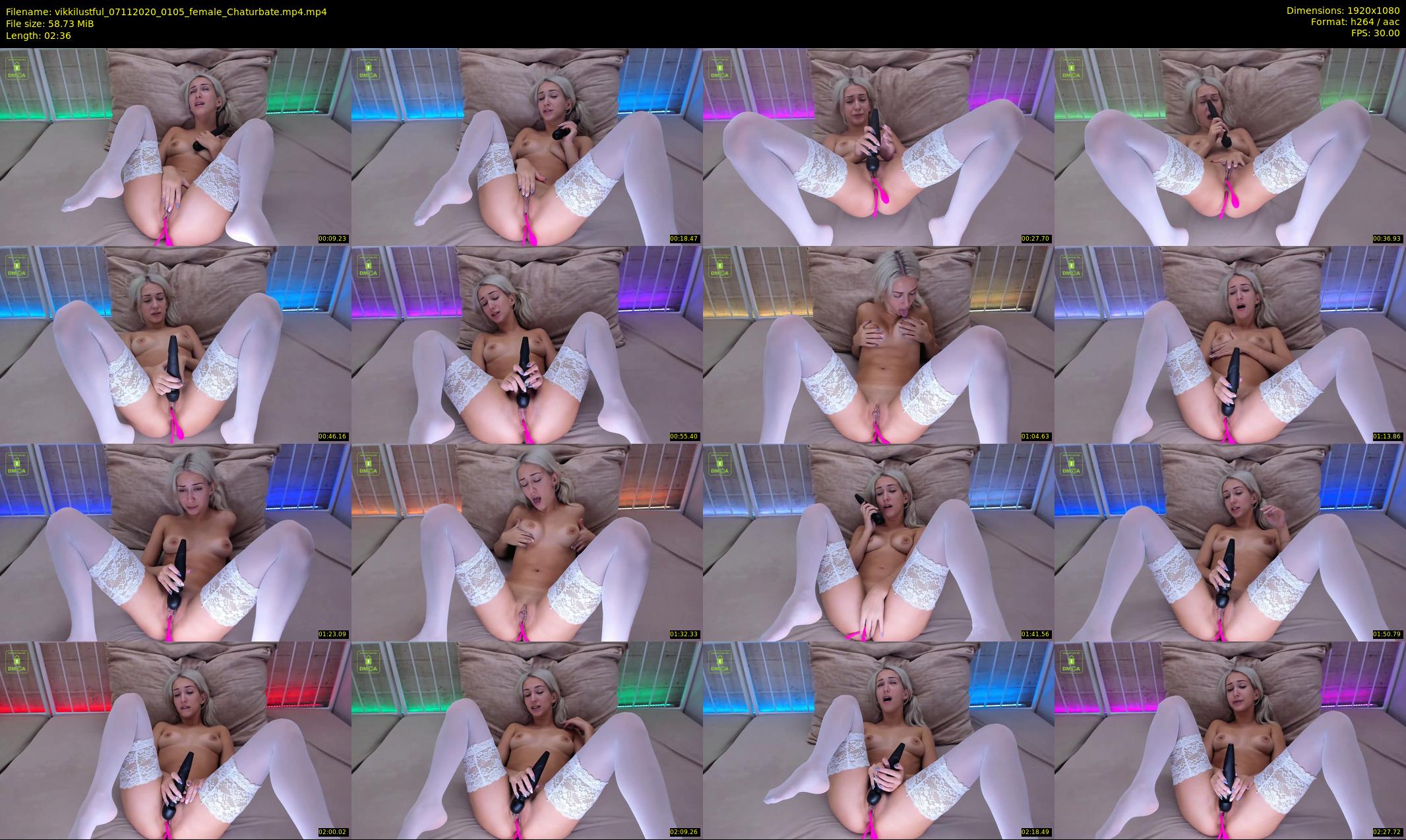 vikkilustful — 3 minute Chaturbate female cam show recording, 1080p, Nov 7, 2020