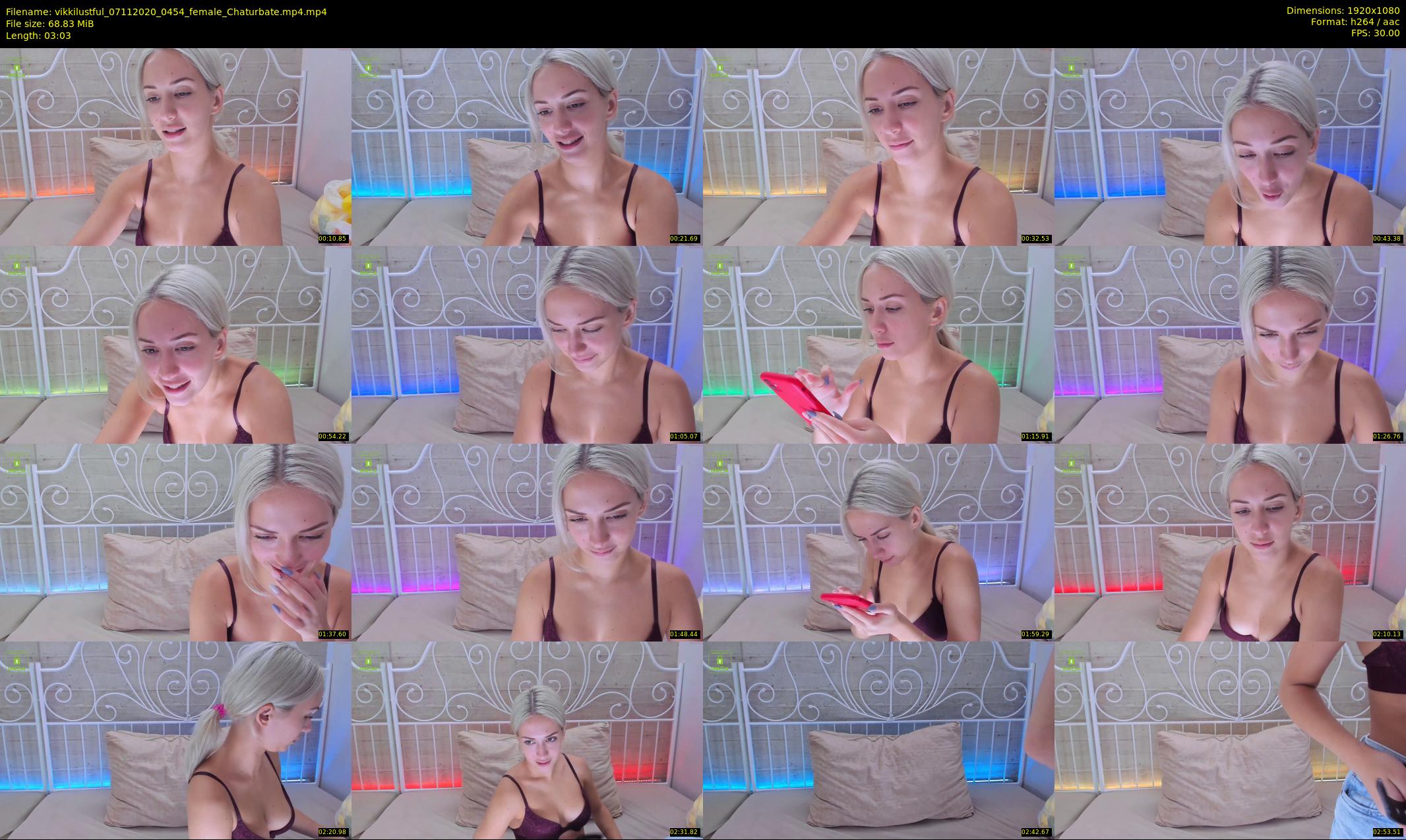 vikkilustful — 4 minute Chaturbate female cam show recording, 1080p, Nov 7, 2020