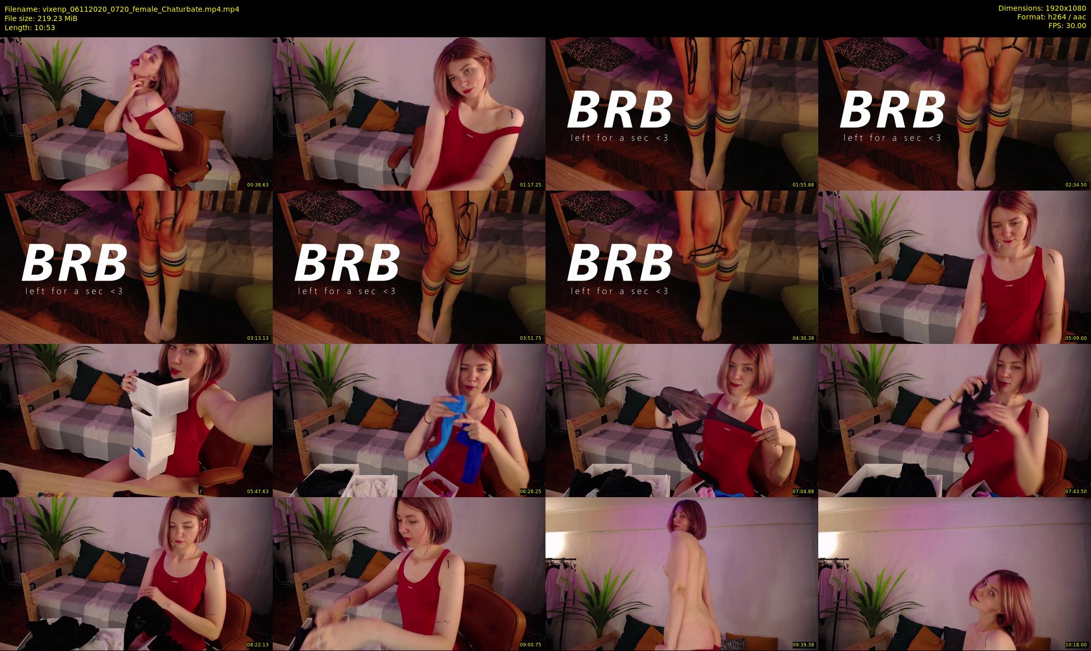 vixenp — 11 minute Chaturbate female cam show recording, 1080p, Nov 6, 2020