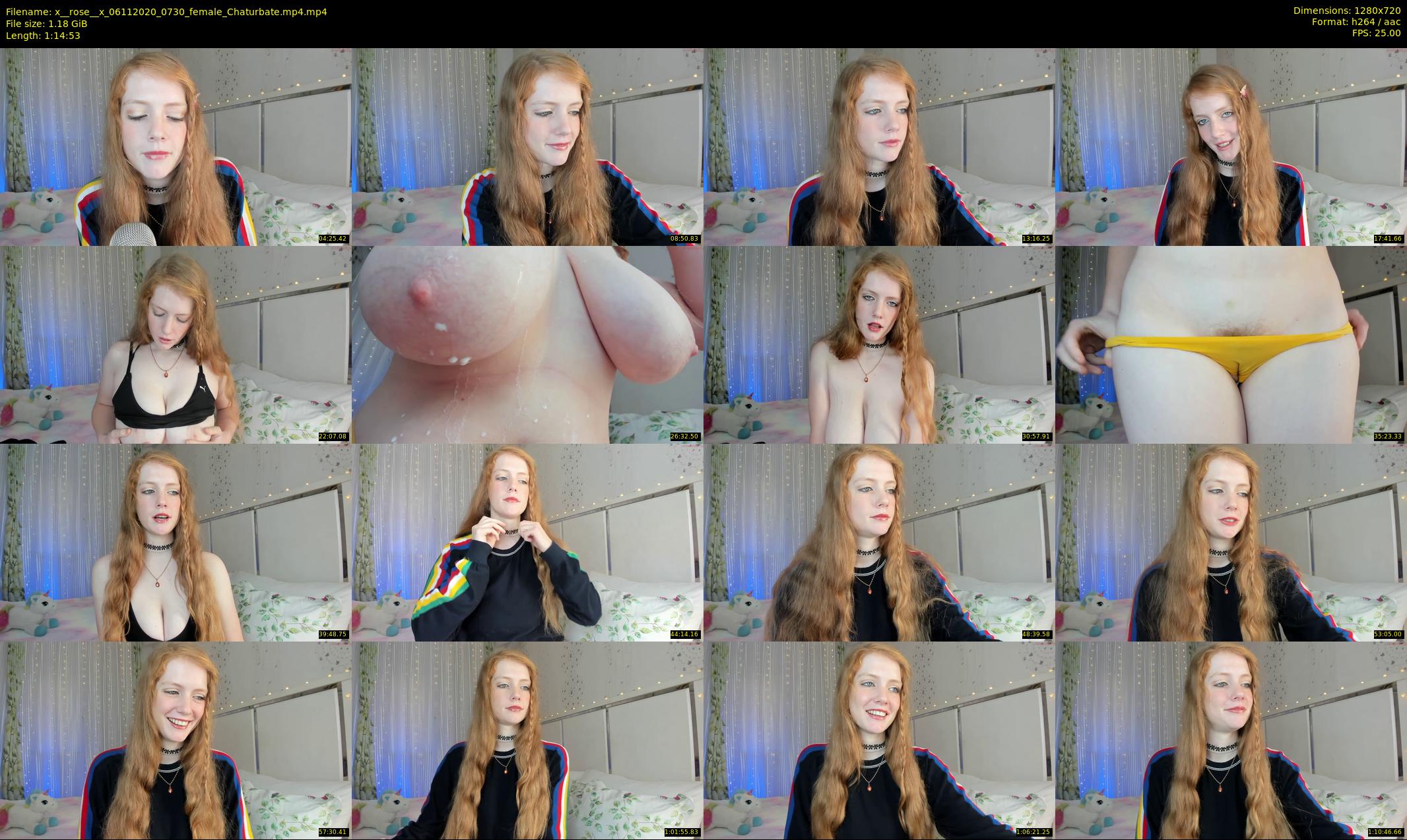 x__rose__x — 75 minute Chaturbate female cam show recording, 720p, Nov 6, 2020