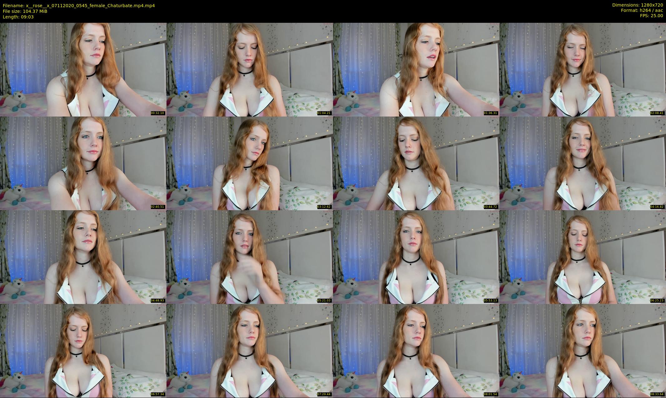 x__rose__x — 10 minute Chaturbate female cam show recording, 720p, Nov 7, 2020