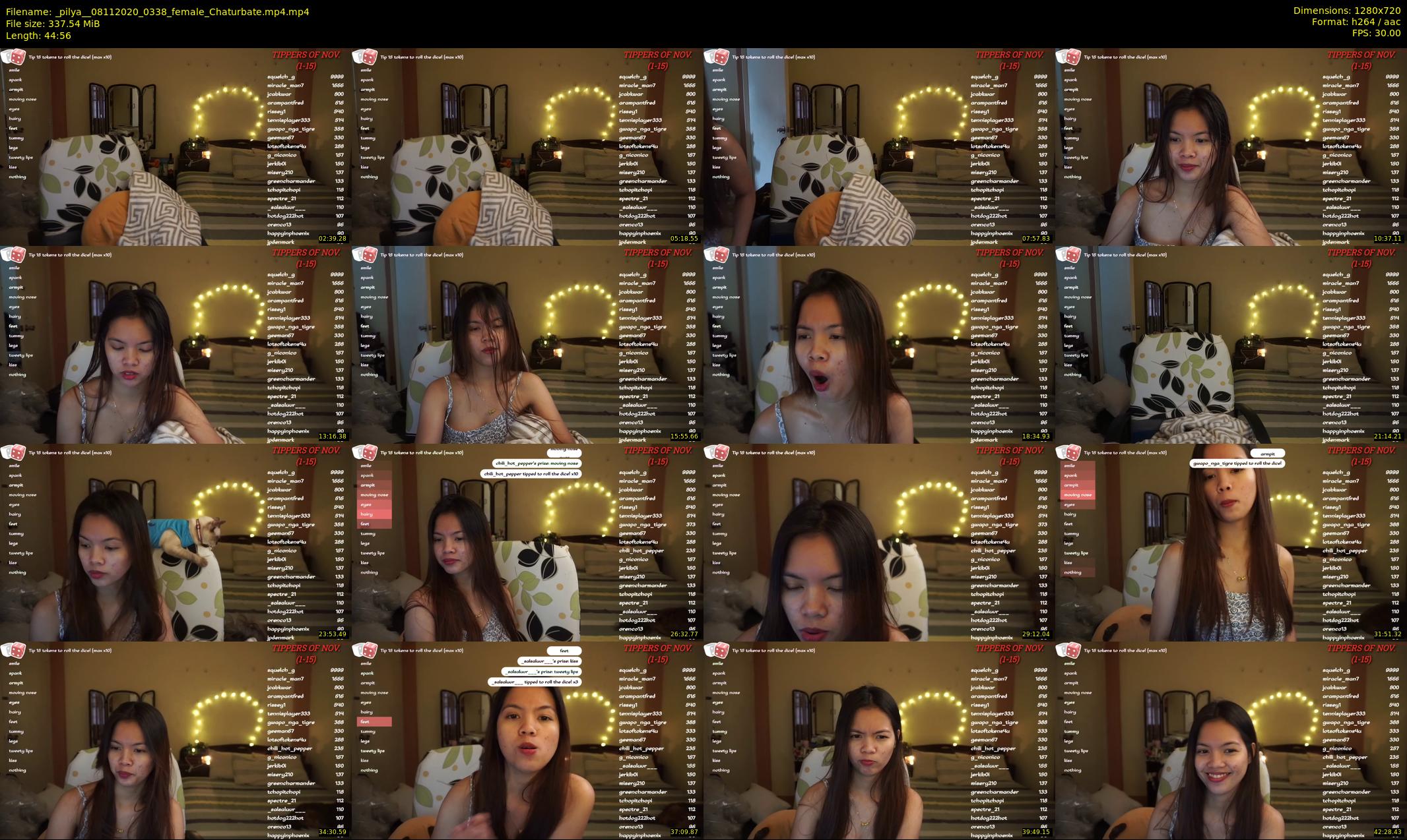 _pilya_ — 45 minute Chaturbate female cam show recording, 720p, Nov 8, 2020