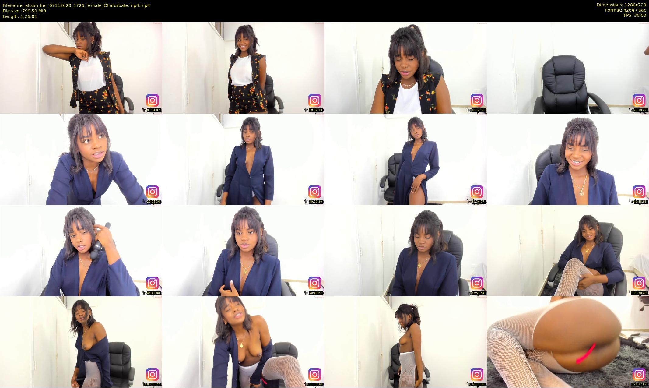 alison_ker — 87 minute Chaturbate female cam show recording, 720p, Nov 7, 2020