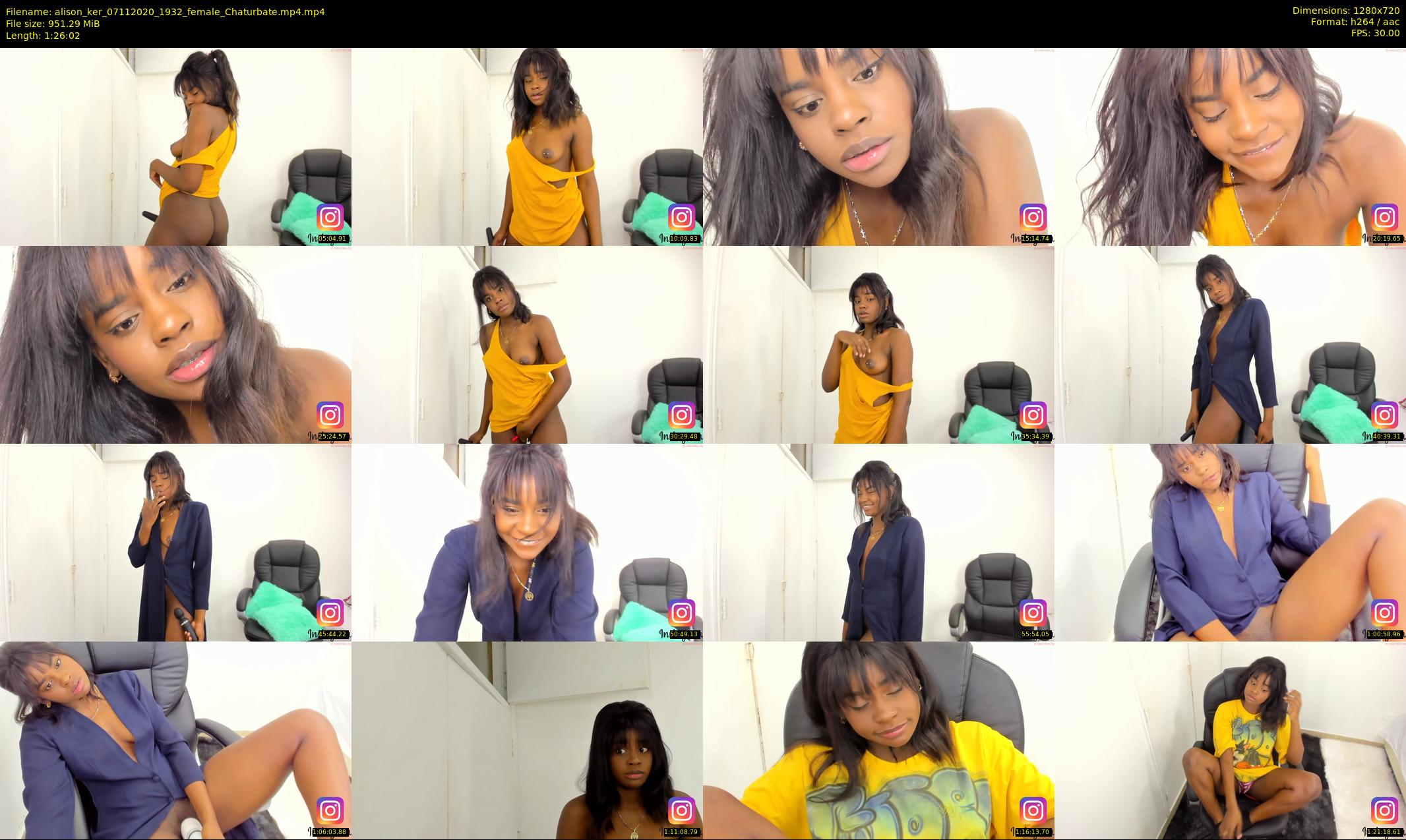 alison_ker — 87 minute Chaturbate female cam show recording, 720p, Nov 7, 2020