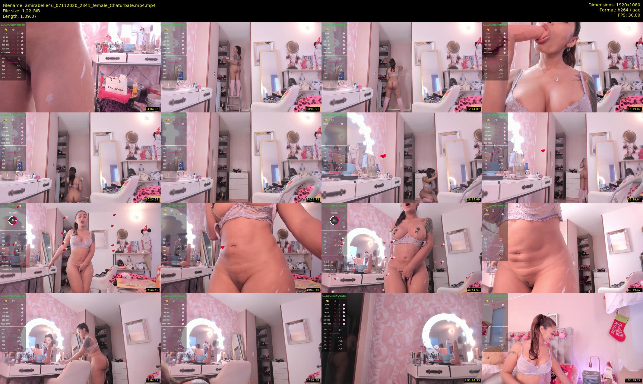 amirabelle4u — 70 minute Chaturbate female cam show recording, 1080p, Nov 7, 2020