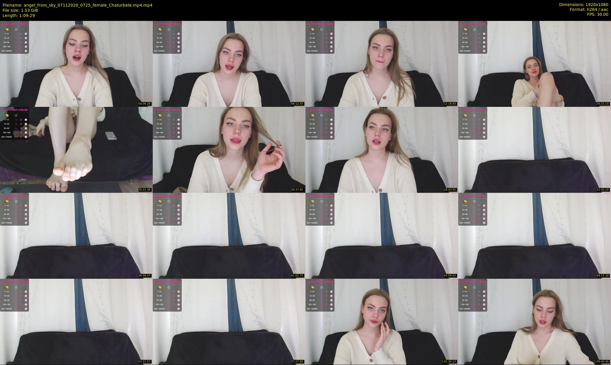angel_from_sky — 70 minute Chaturbate female cam show recording, 1080p, Nov 7, 2020