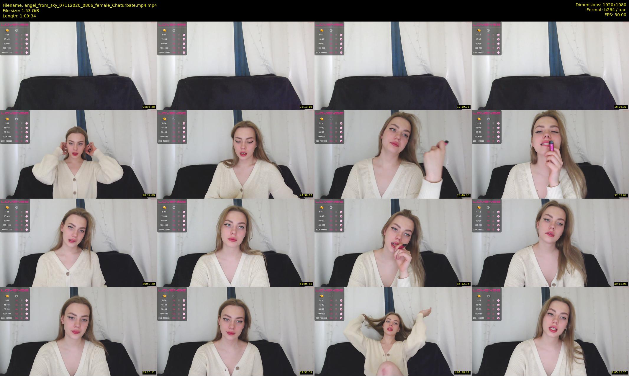 angel_from_sky — 70 minute Chaturbate female cam show recording, 1080p, Nov 7, 2020
