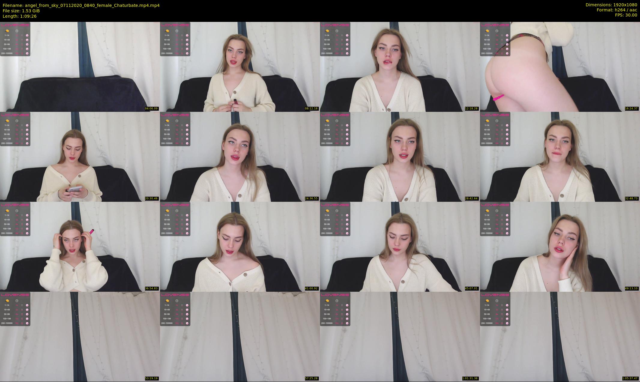 angel_from_sky — 70 minute Chaturbate female cam show recording, 1080p, Nov 7, 2020
