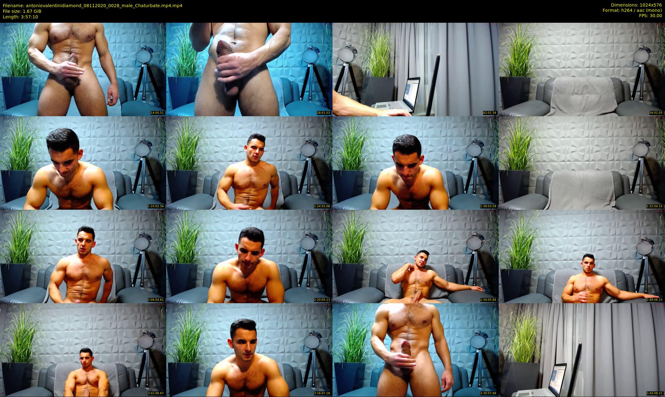 antoniovalentinidiamond — 238 minute Chaturbate male cam show recording, 480p, Nov 8, 2020