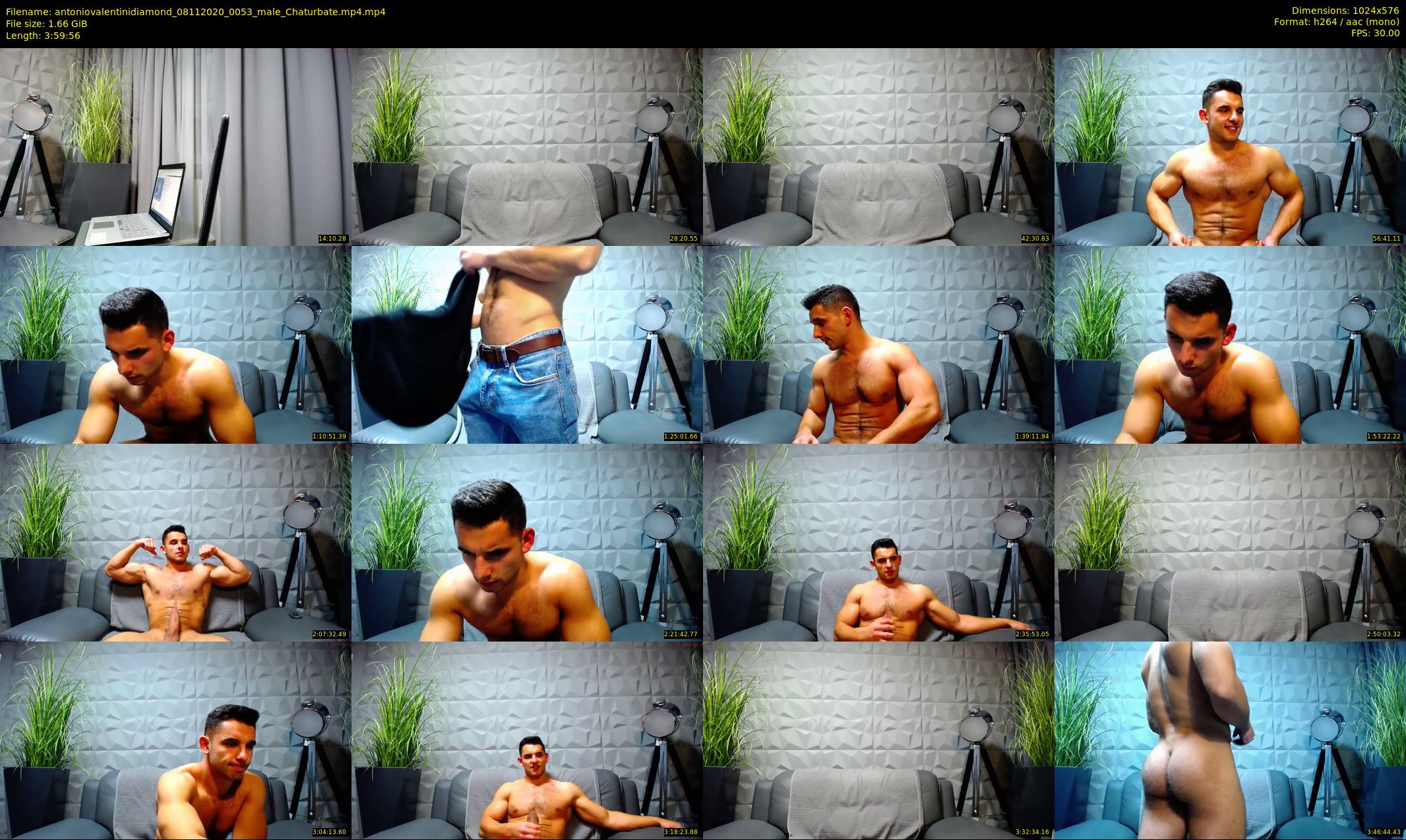 antoniovalentinidiamond — 240 minute Chaturbate male cam show recording, 480p, Nov 8, 2020