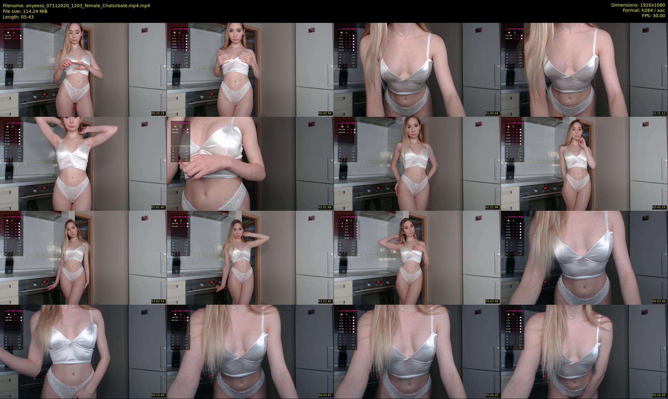 anyeess — 6 minute Chaturbate female cam show recording, 1080p, Nov 7, 2020