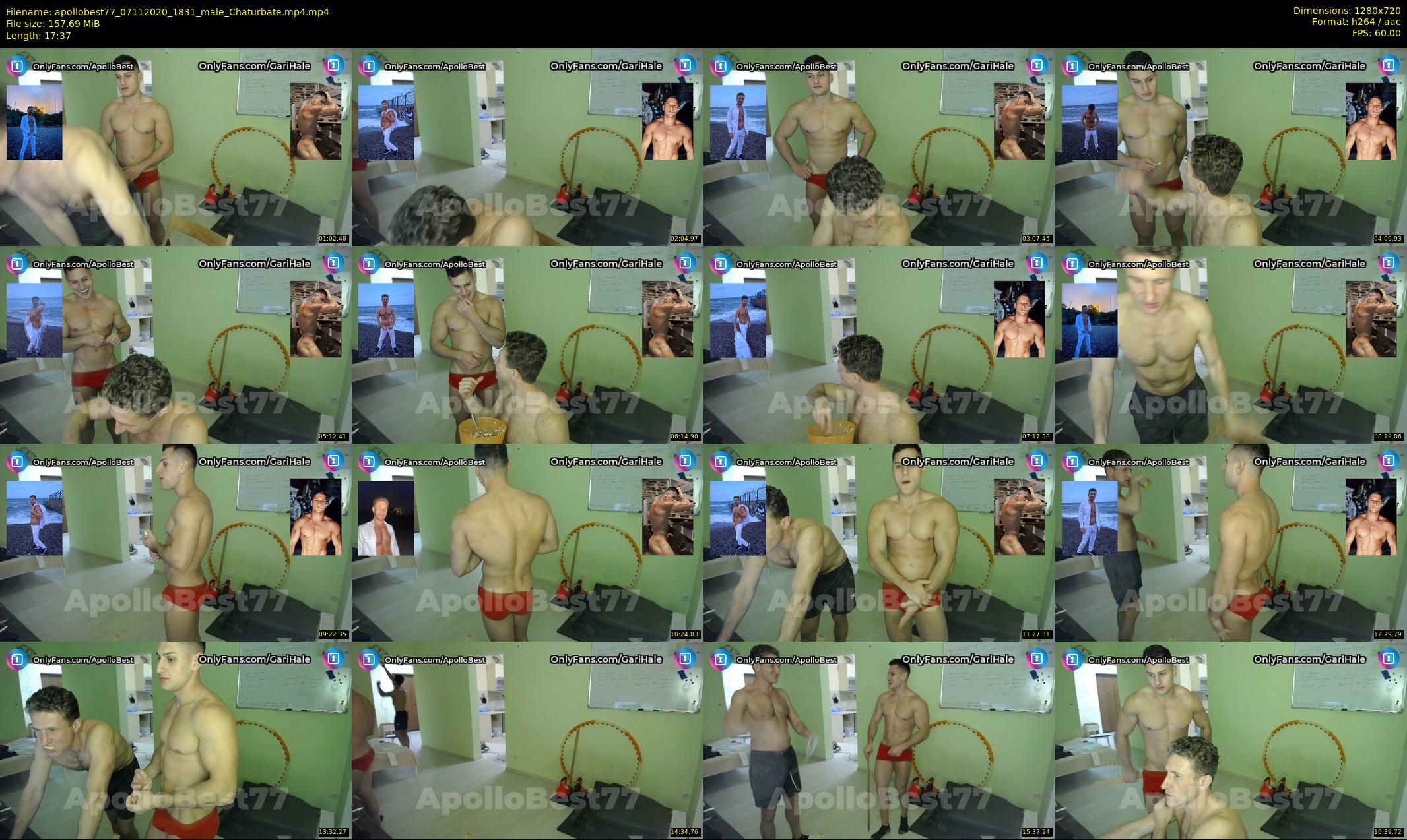 apollobest77 — 18 minute Chaturbate male cam show recording, 720p, Nov 7, 2020