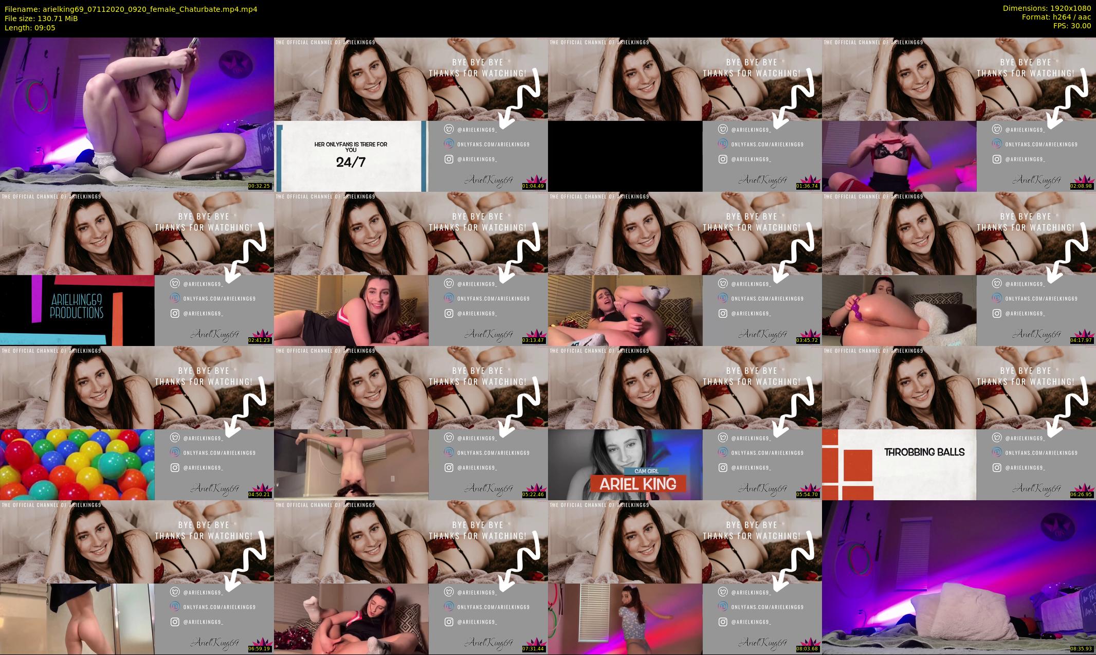 arielking69 — 10 minute Chaturbate female cam show recording, 1080p, Nov 7, 2020