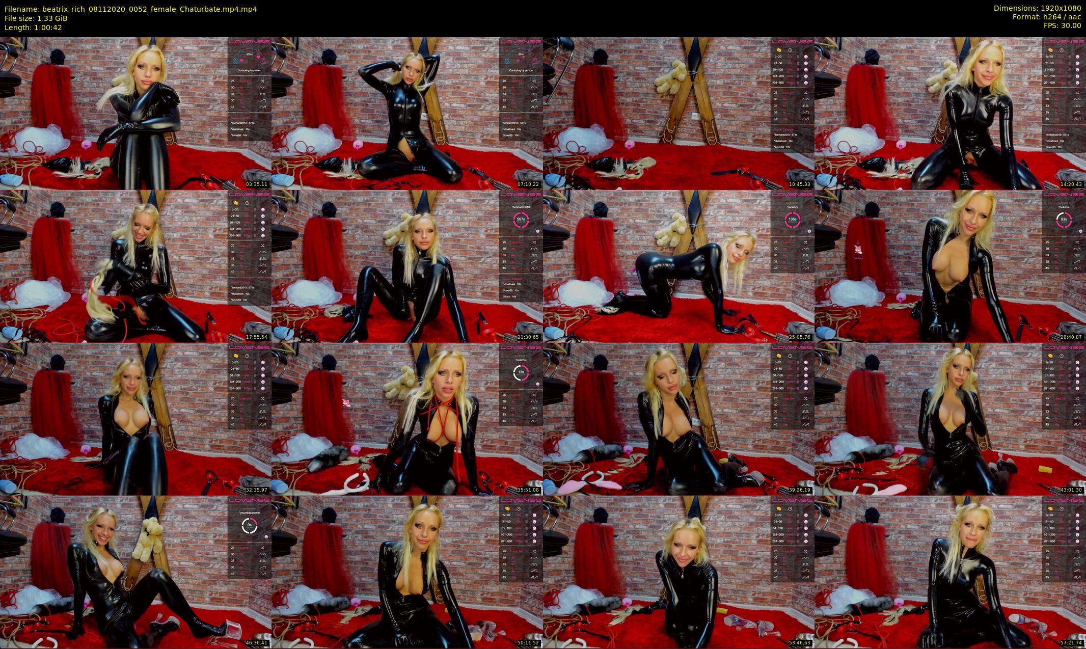 beatrix_rich — 61 minute Chaturbate female cam show recording, 1080p, Nov 8, 2020