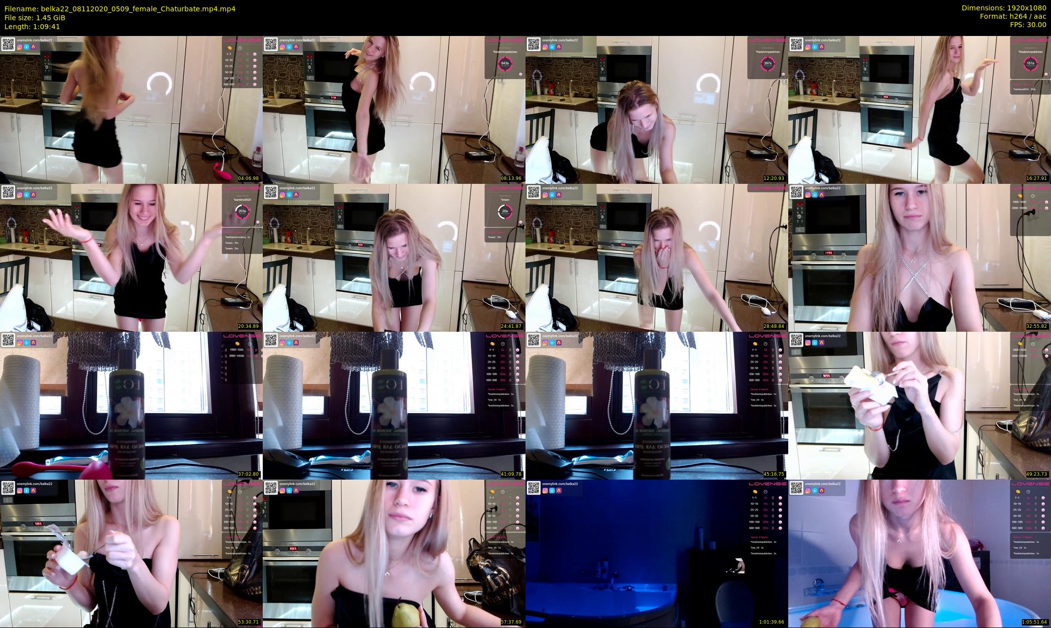 belka22 — 70 minute Chaturbate female cam show recording, 1080p, Nov 8, 2020