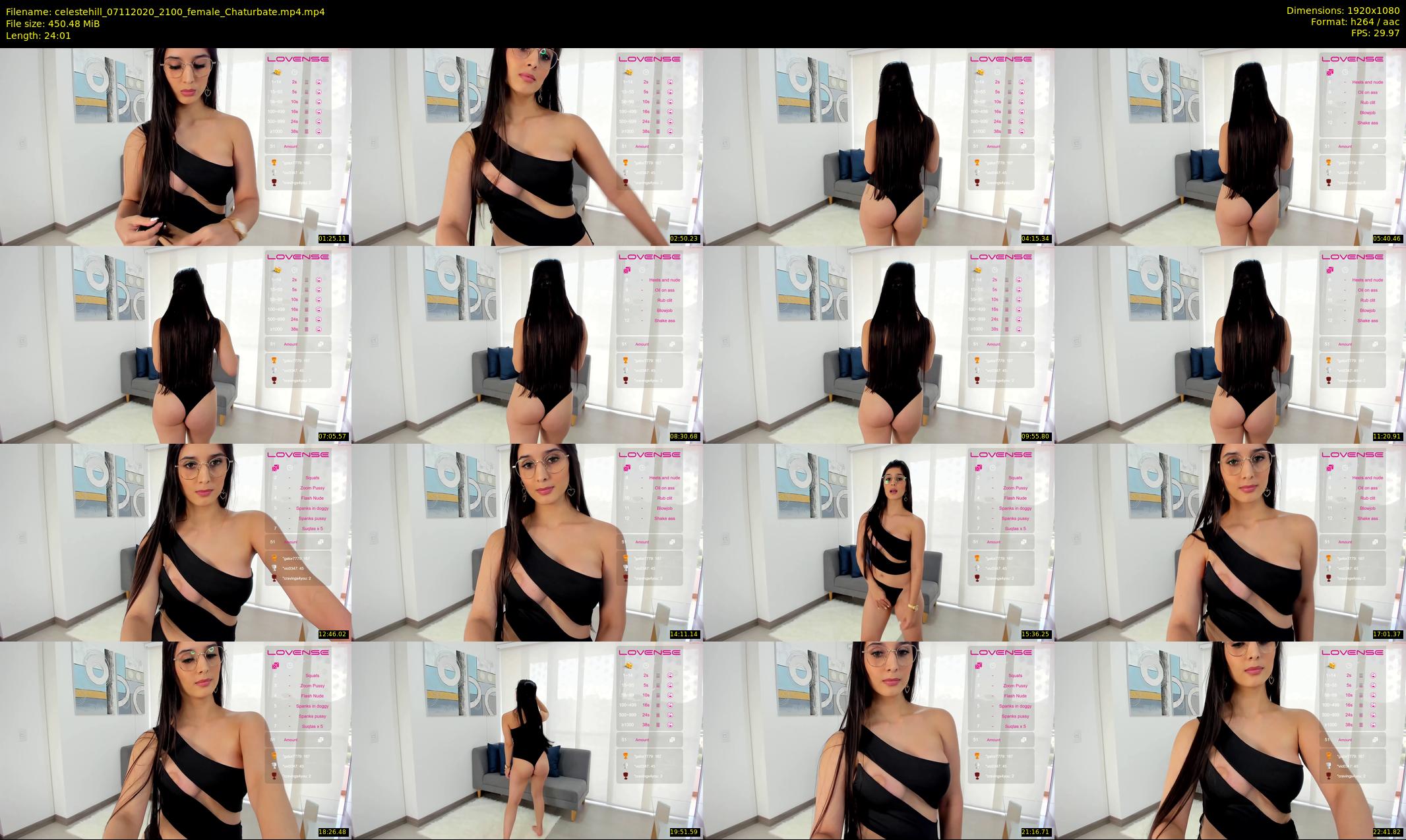 celestehill — 25 minute Chaturbate female cam show recording, 1080p, Nov 7, 2020