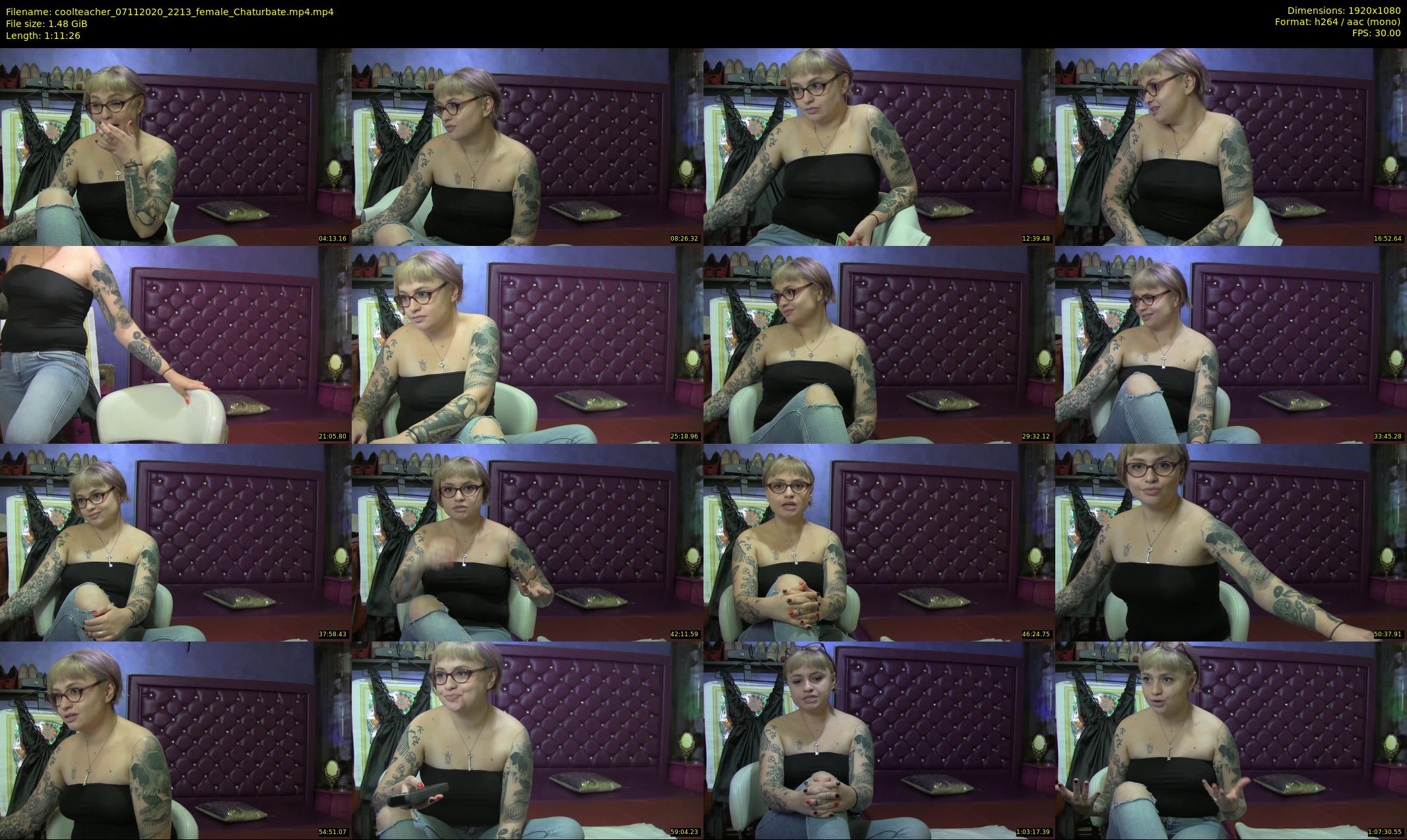 coolteacher — 72 minute Chaturbate female cam show recording, 1080p, Nov 7, 2020