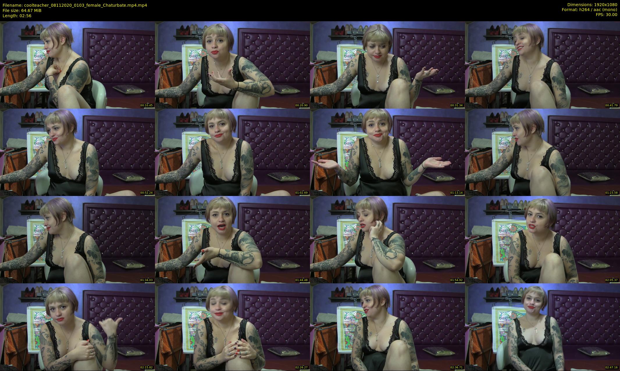 coolteacher — 3 minute Chaturbate female cam show recording, 1080p, Nov 8, 2020