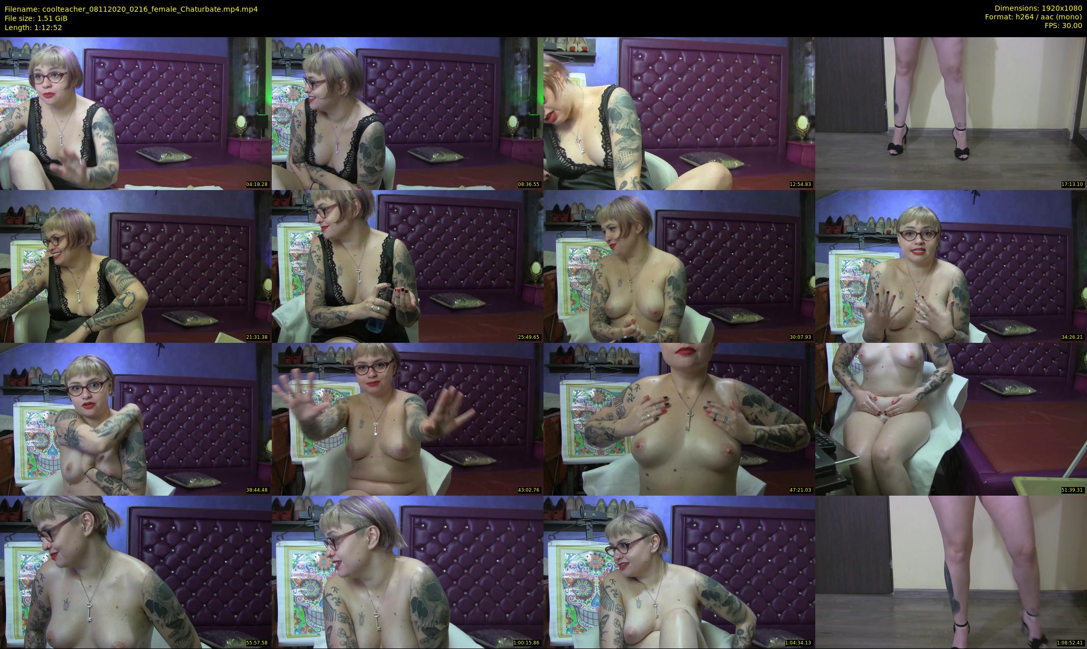 coolteacher — 73 minute Chaturbate female cam show recording, 1080p, Nov 8, 2020