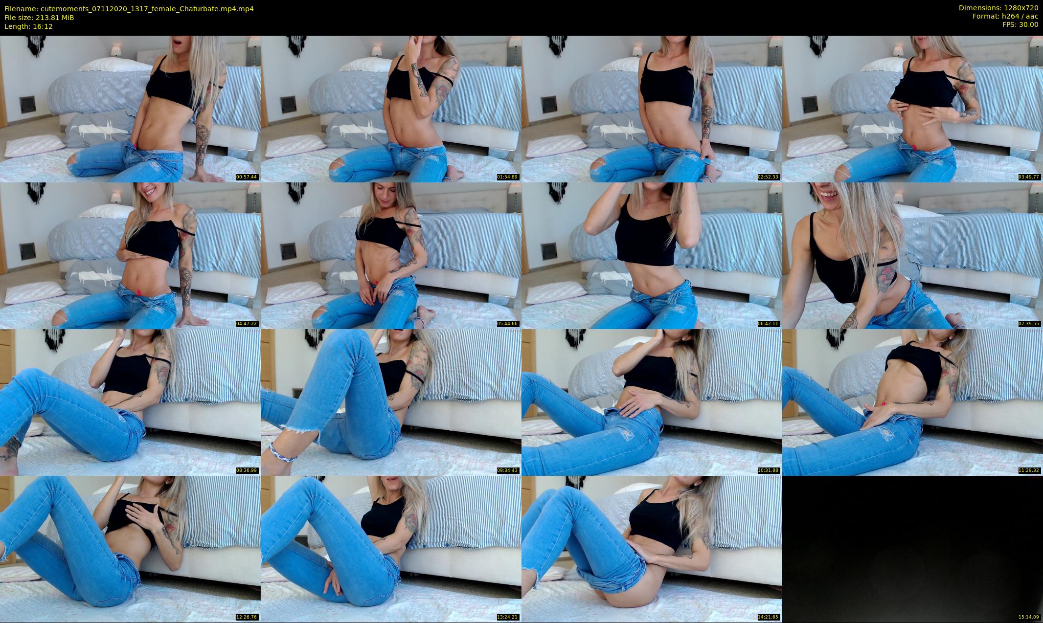 cutemoments — 17 minute Chaturbate female cam show recording, 720p, Nov 7, 2020