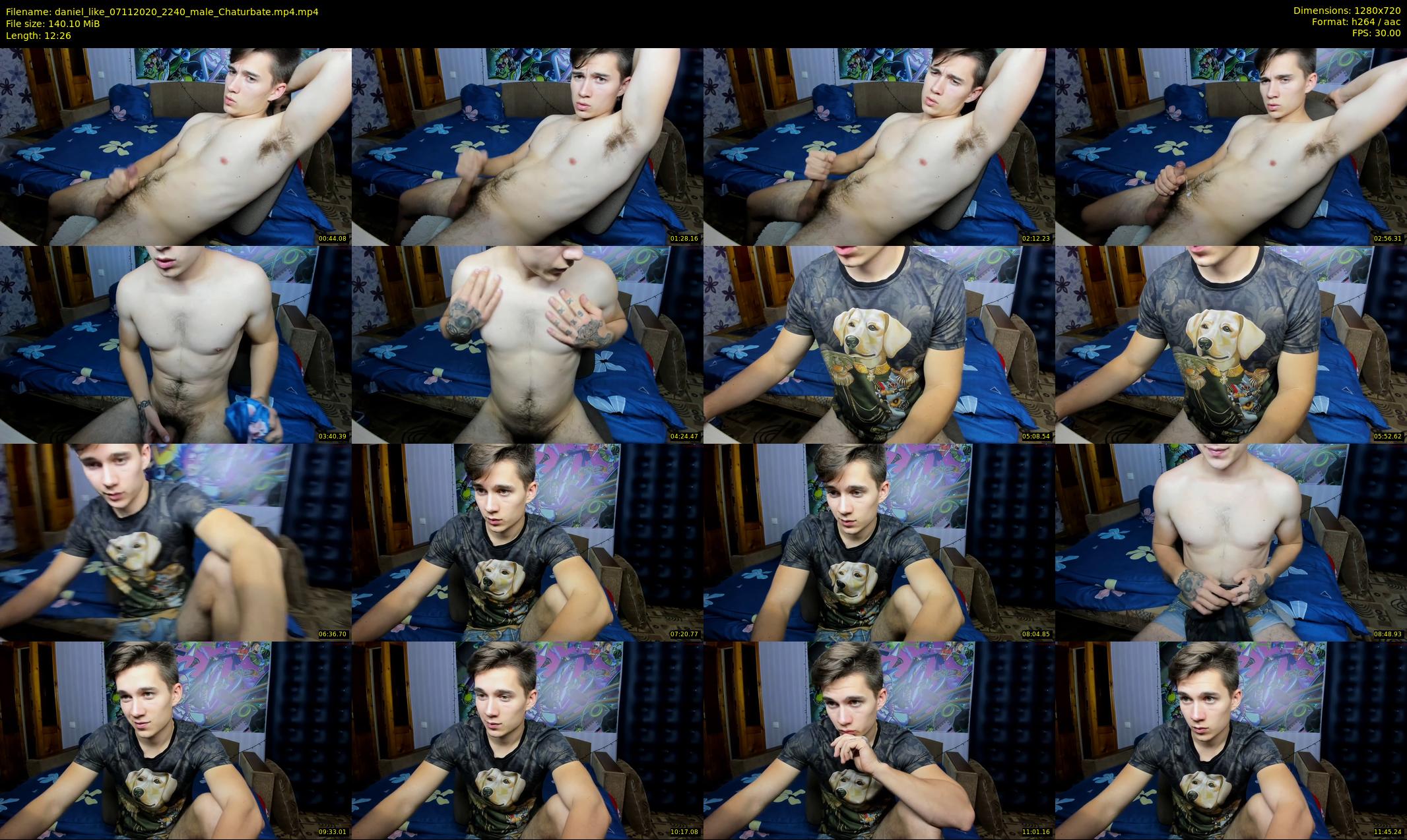 daniel_like — 13 minute Chaturbate male cam show recording, 720p, Nov 7, 2020