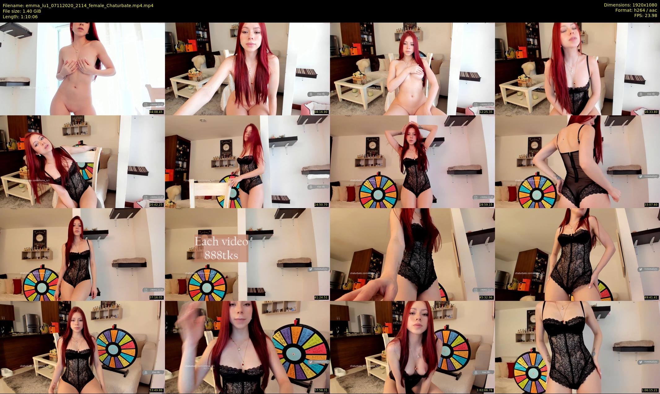 emma_lu1 — 71 minute Chaturbate female cam show recording, 1080p, Nov 7, 2020