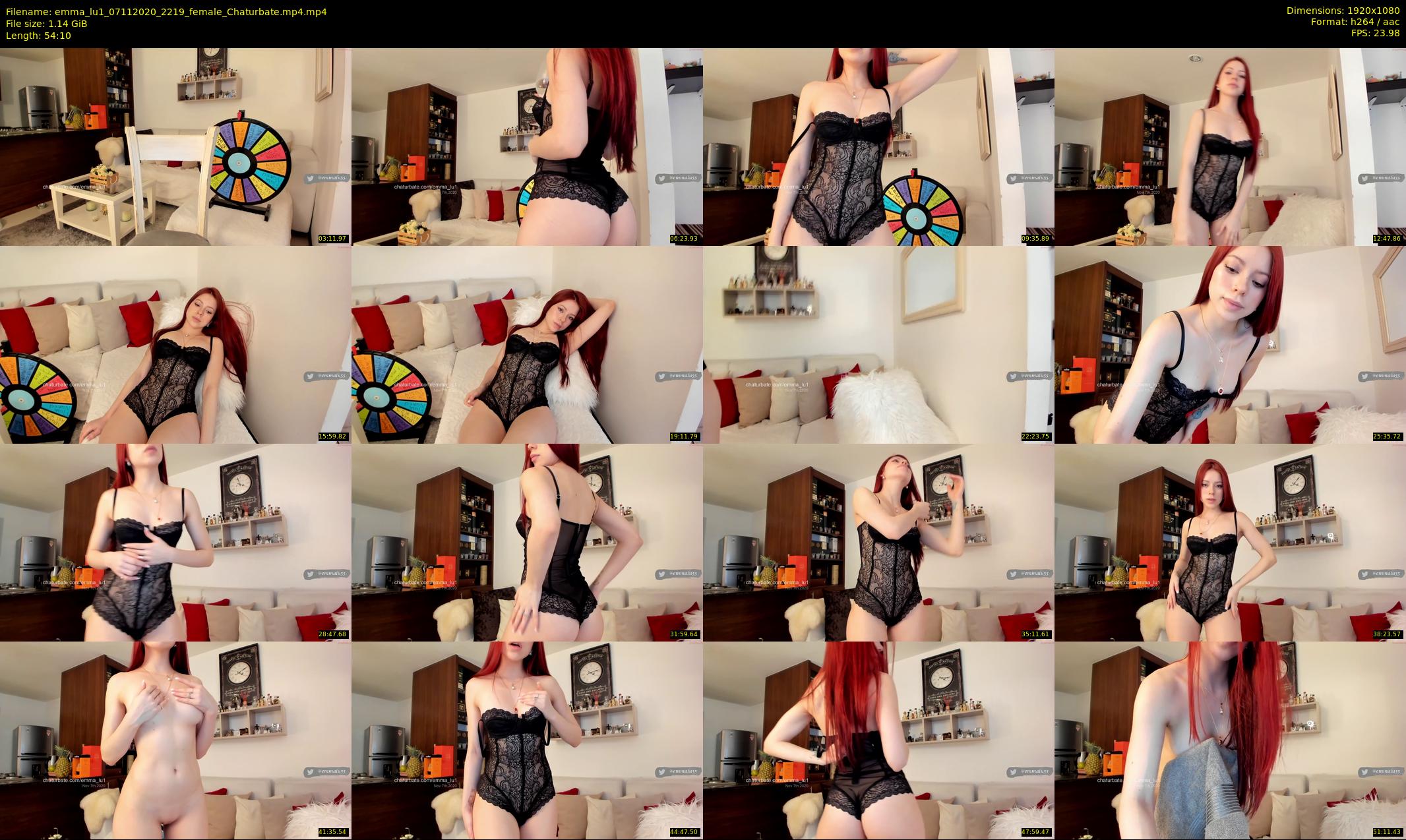 emma_lu1 — 55 minute Chaturbate female cam show recording, 1080p, Nov 7, 2020