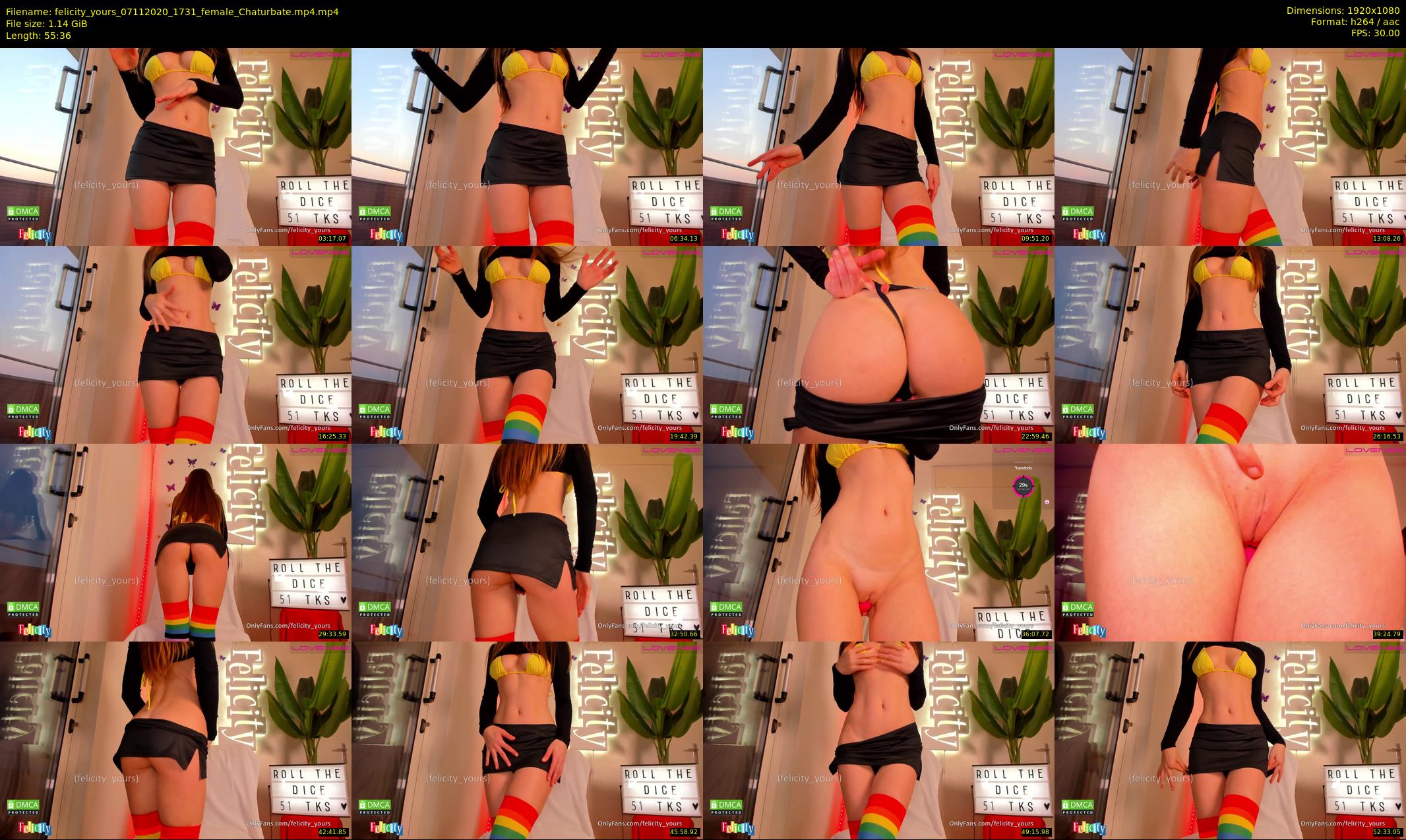 felicity_yours — 56 minute Chaturbate female cam show recording, 1080p, Nov 7, 2020