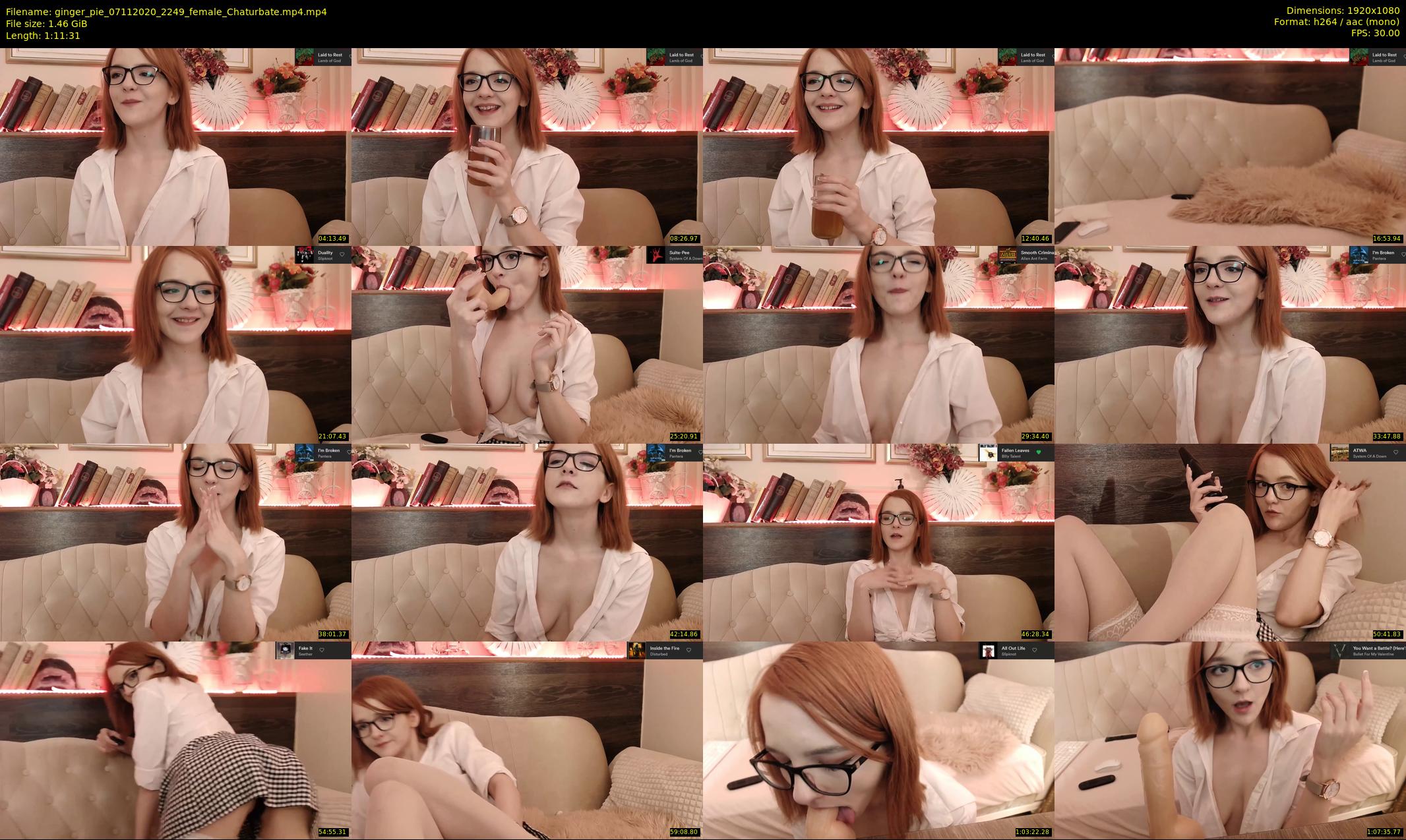 ginger_pie — 72 minute Chaturbate female cam show recording, 1080p, Nov 7, 2020