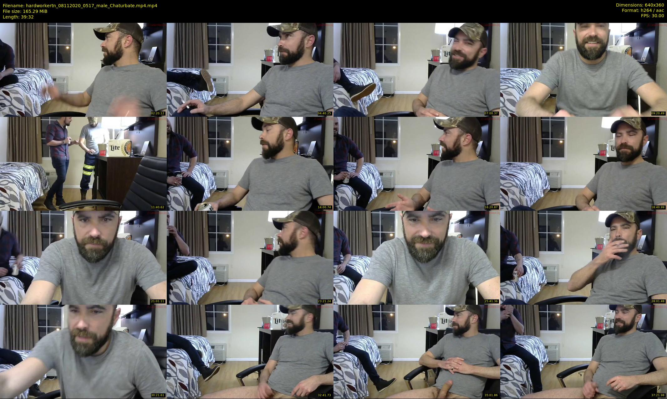 hardworkertn — 40 minute Chaturbate male cam show recording, 360p, Nov 8, 2020