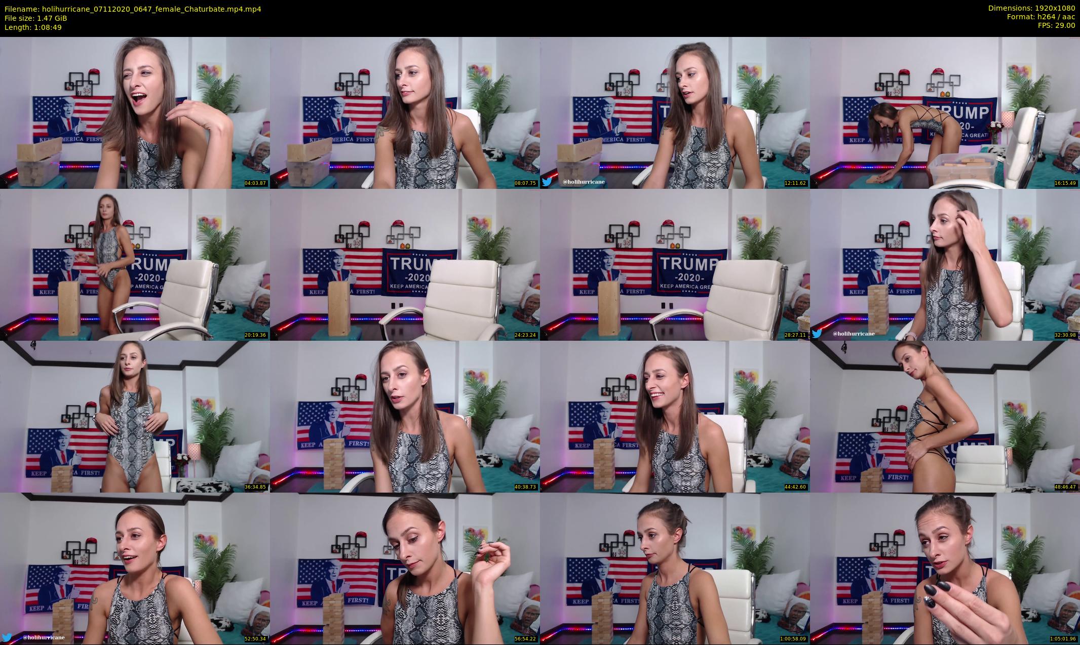 holihurricane — 69 minute Chaturbate female cam show recording, 1080p, Nov 7, 2020