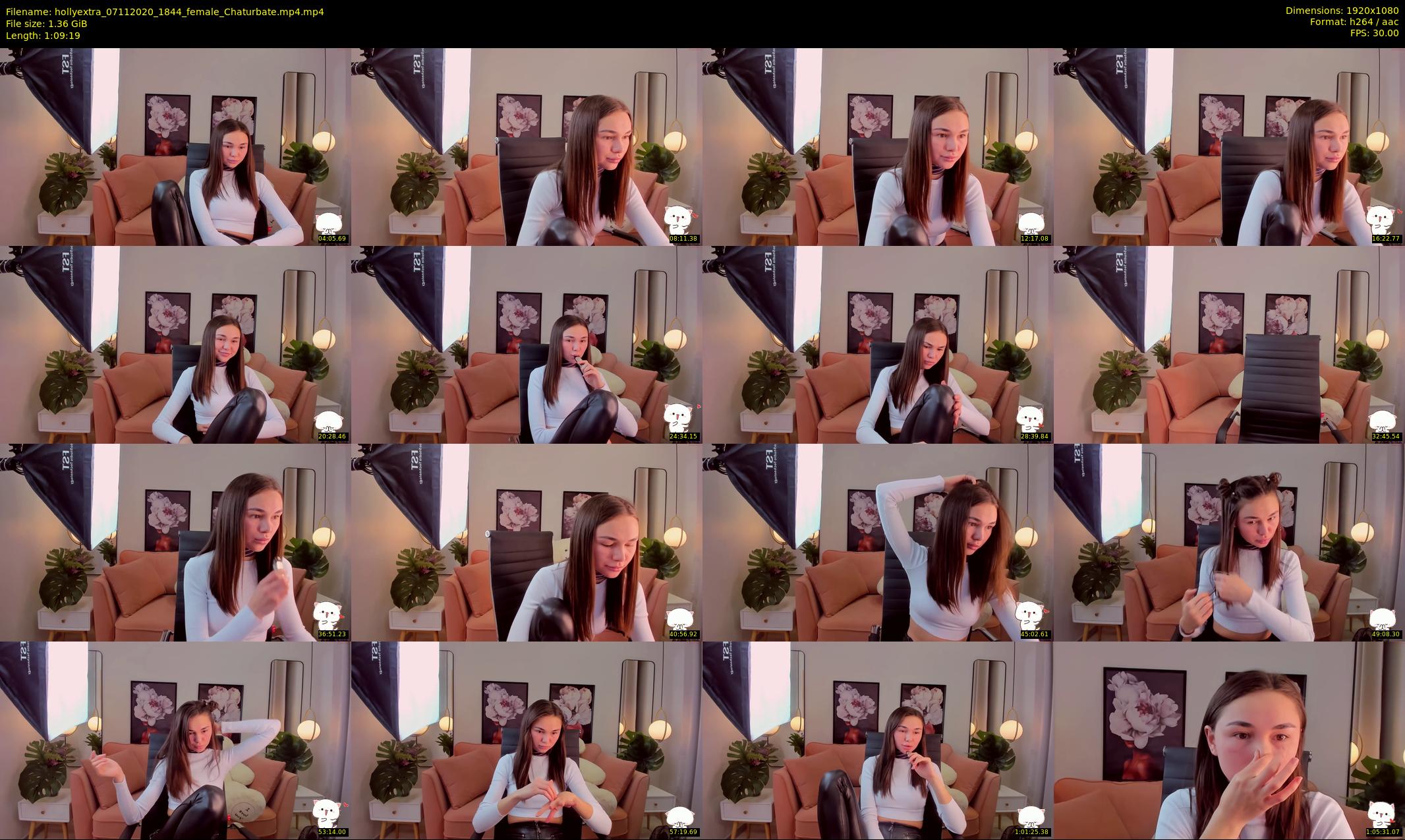 hollyextra — 70 minute Chaturbate female cam show recording, 1080p, Nov 7, 2020