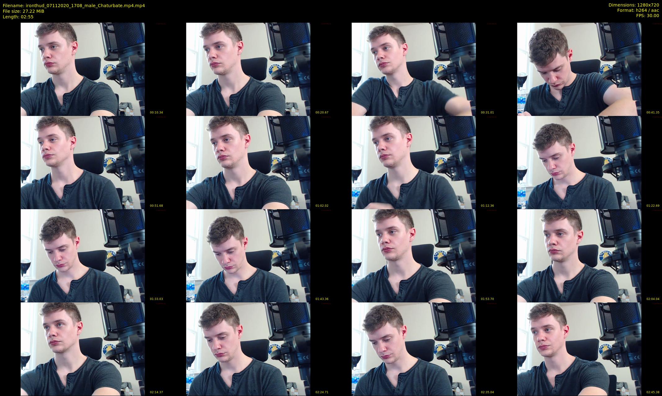 ironthud — 3 minute Chaturbate male cam show recording, 720p, Nov 7, 2020
