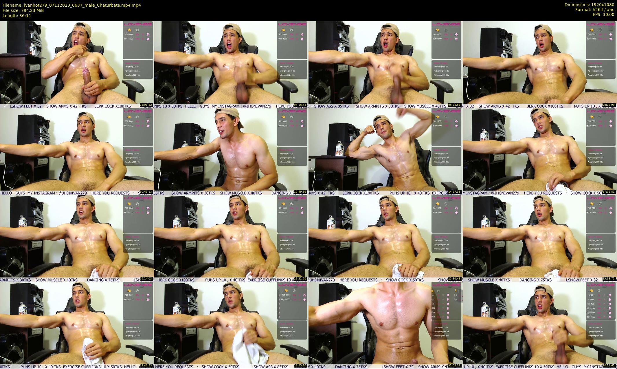 ivanhot279 — 37 minute Chaturbate male cam show recording, 1080p, Nov 7, 2020