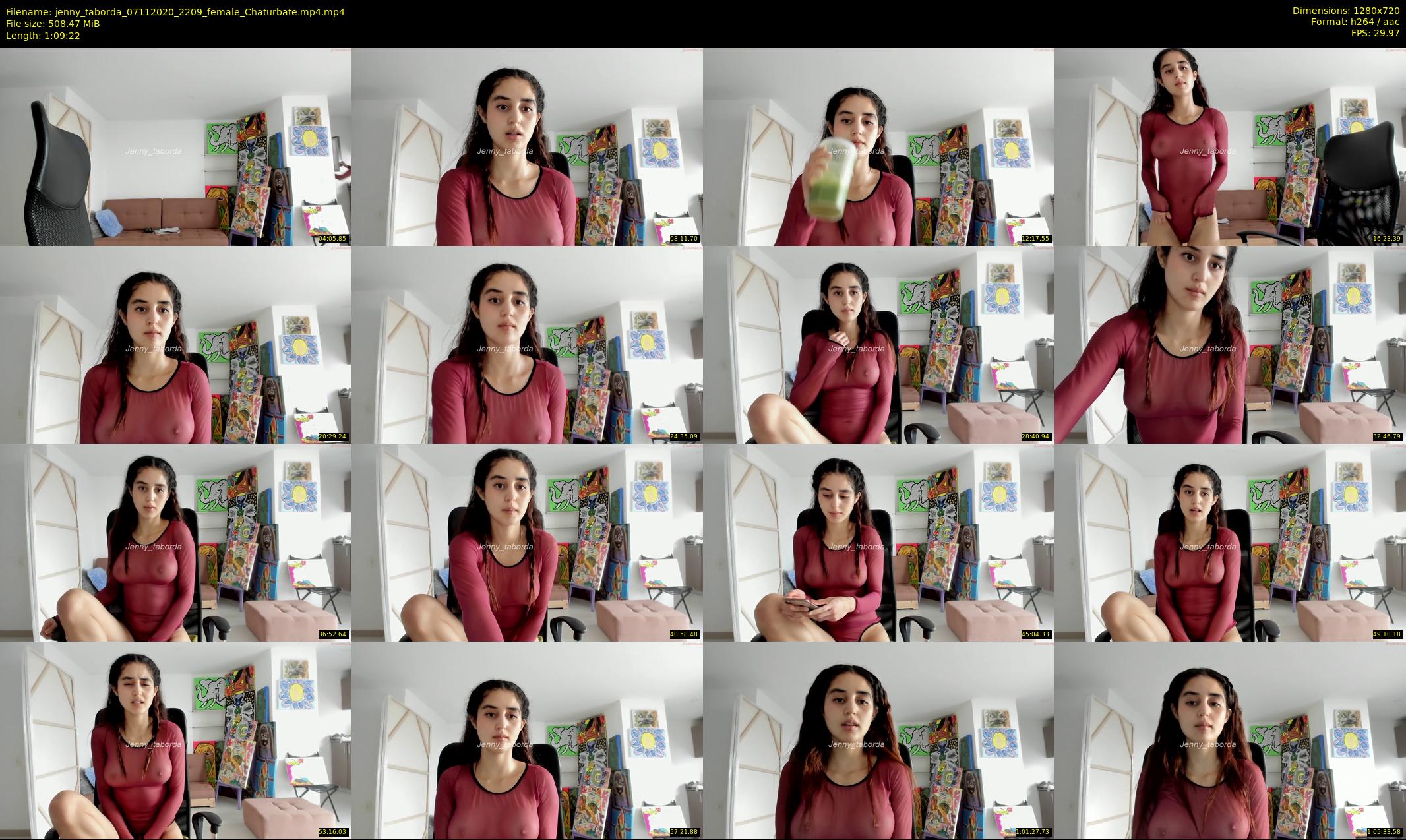 jenny_taborda — 70 minute Chaturbate female cam show recording, 720p, Nov 7, 2020
