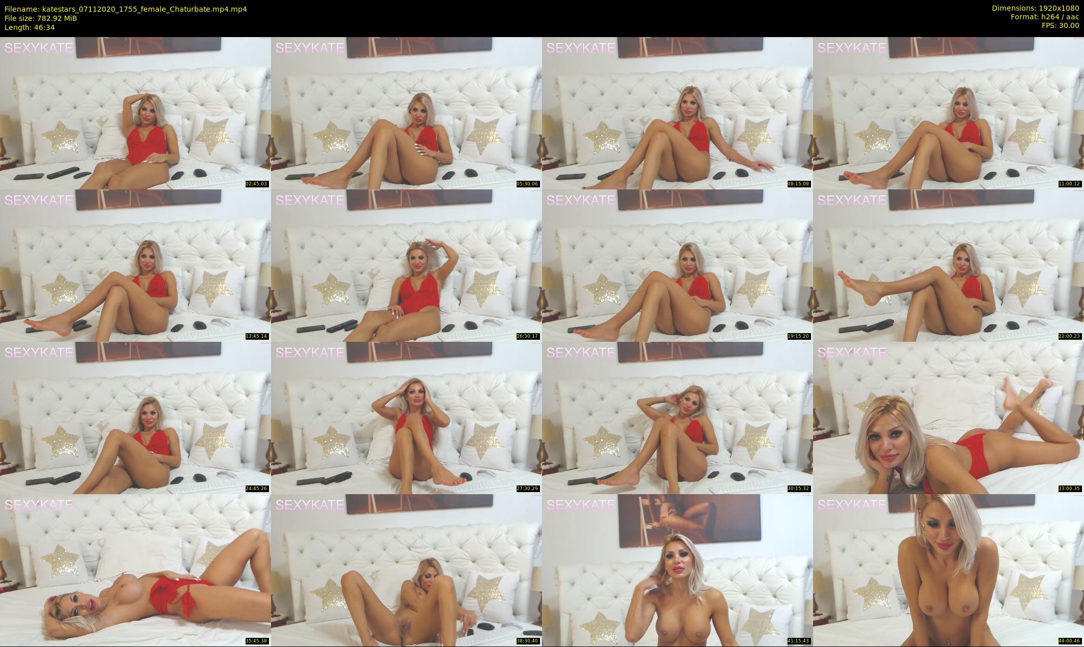 katestars — 47 minute Chaturbate female cam show recording, 1080p, Nov 7, 2020