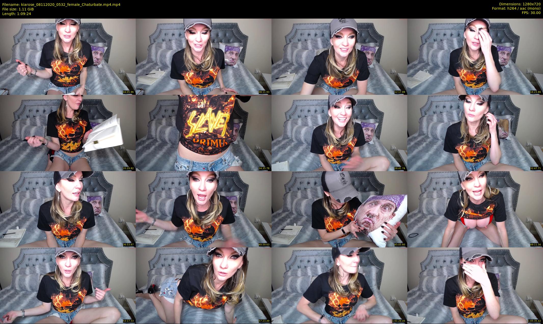 kiarose — 70 minute Chaturbate female cam show recording, 720p, Nov 8, 2020