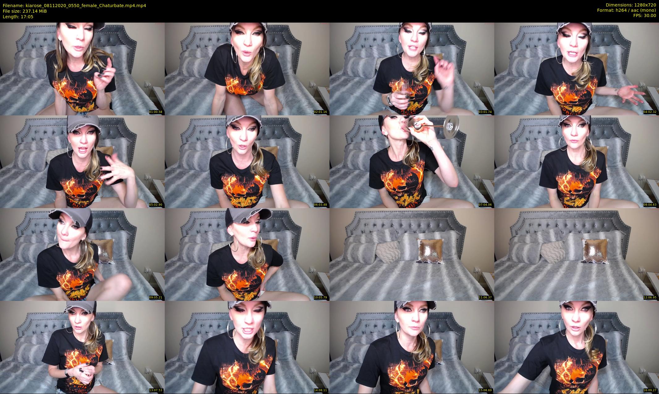 kiarose — 18 minute Chaturbate female cam show recording, 720p, Nov 8, 2020