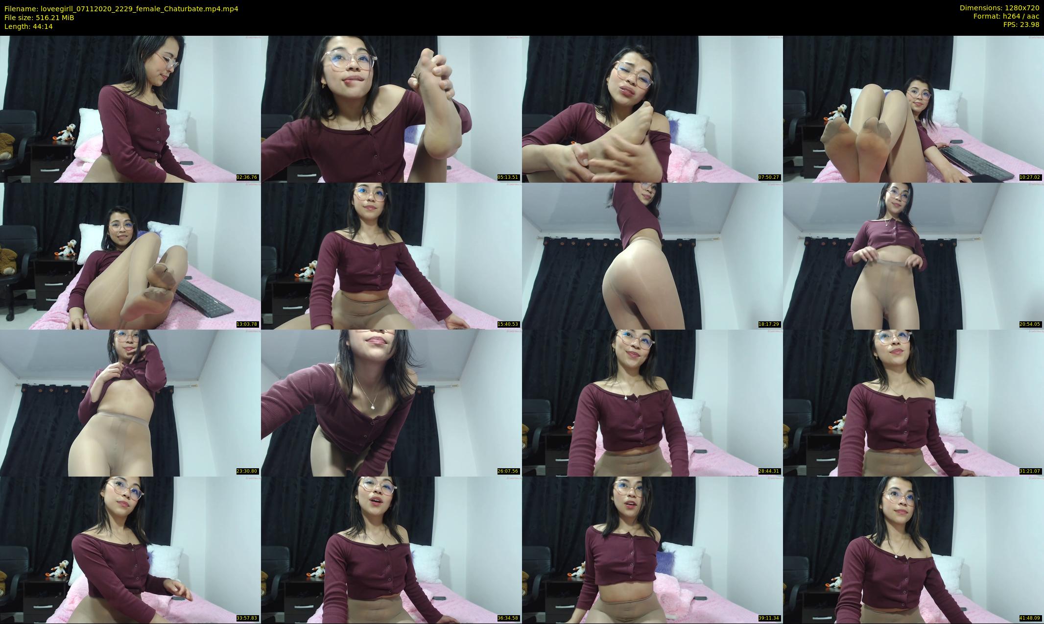 loveegirll — 45 minute Chaturbate female cam show recording, 720p, Nov 7, 2020