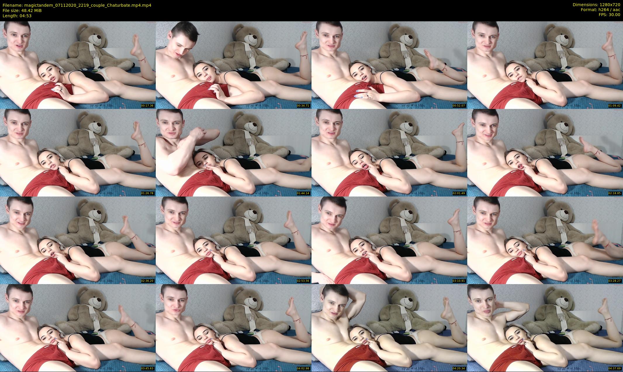 magictandem — 5 minute Chaturbate couple cam show recording, 720p, Nov 7, 2020