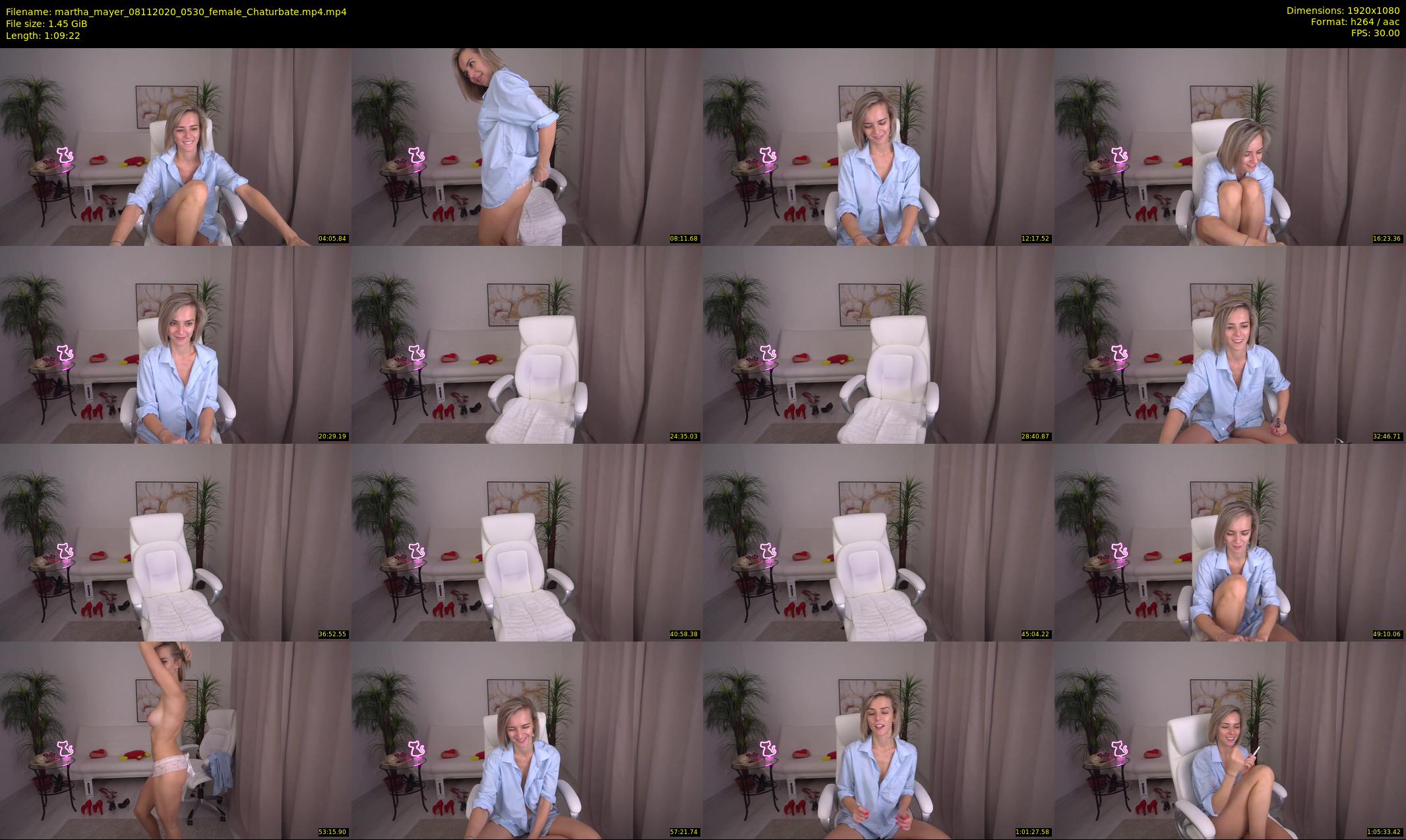 martha_mayer — 70 minute Chaturbate female cam show recording, 1080p, Nov 8, 2020