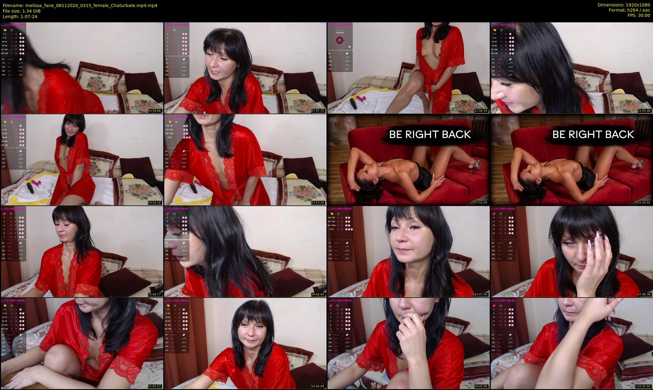 melissa_fane — 68 minute Chaturbate female cam show recording, 1080p, Nov 8, 2020