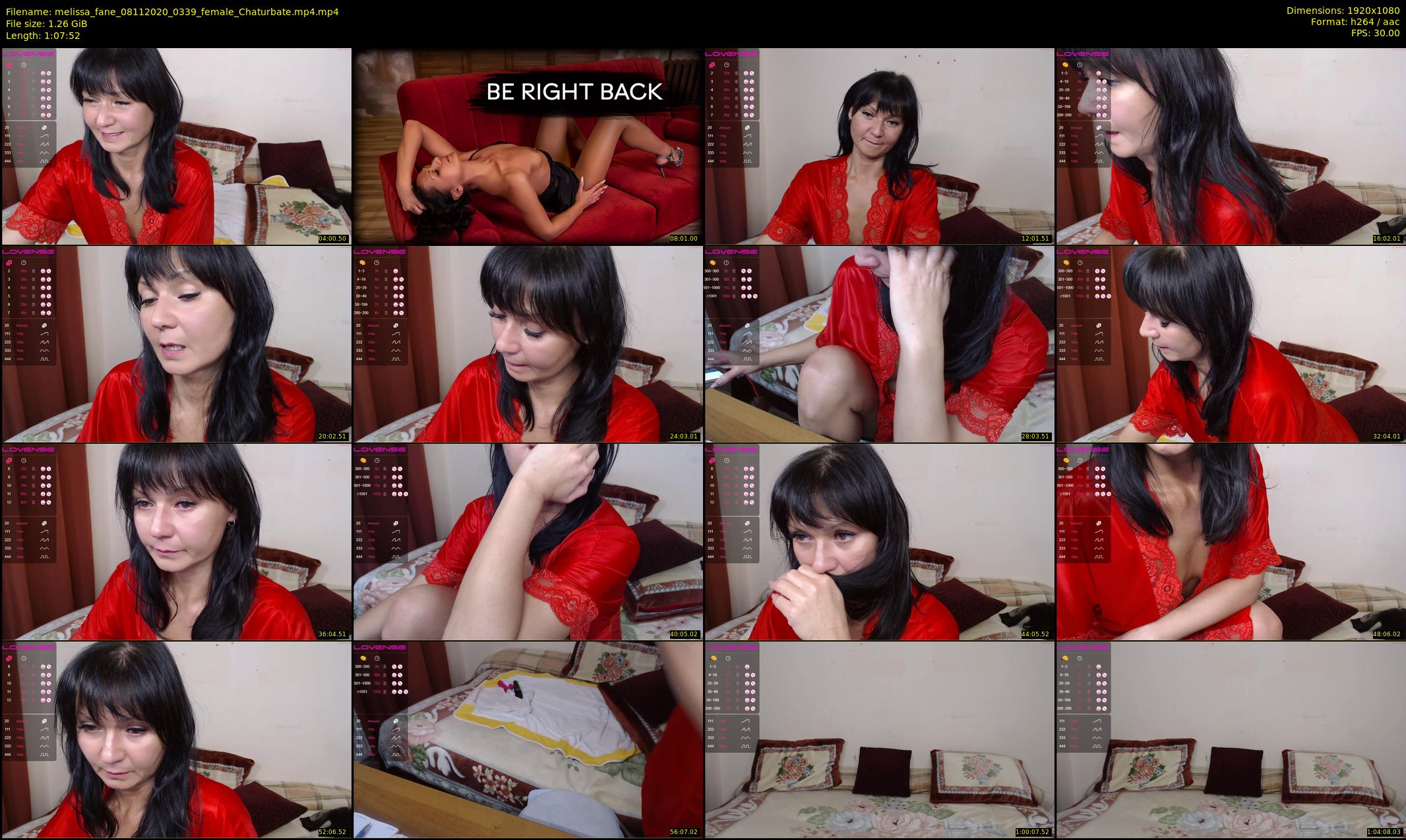 melissa_fane — 68 minute Chaturbate female cam show recording, 1080p, Nov 8, 2020