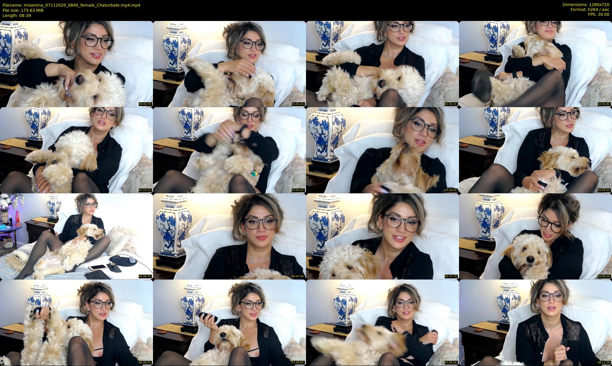 missmina — 9 minute Chaturbate female cam show recording, 720p, Nov 7, 2020